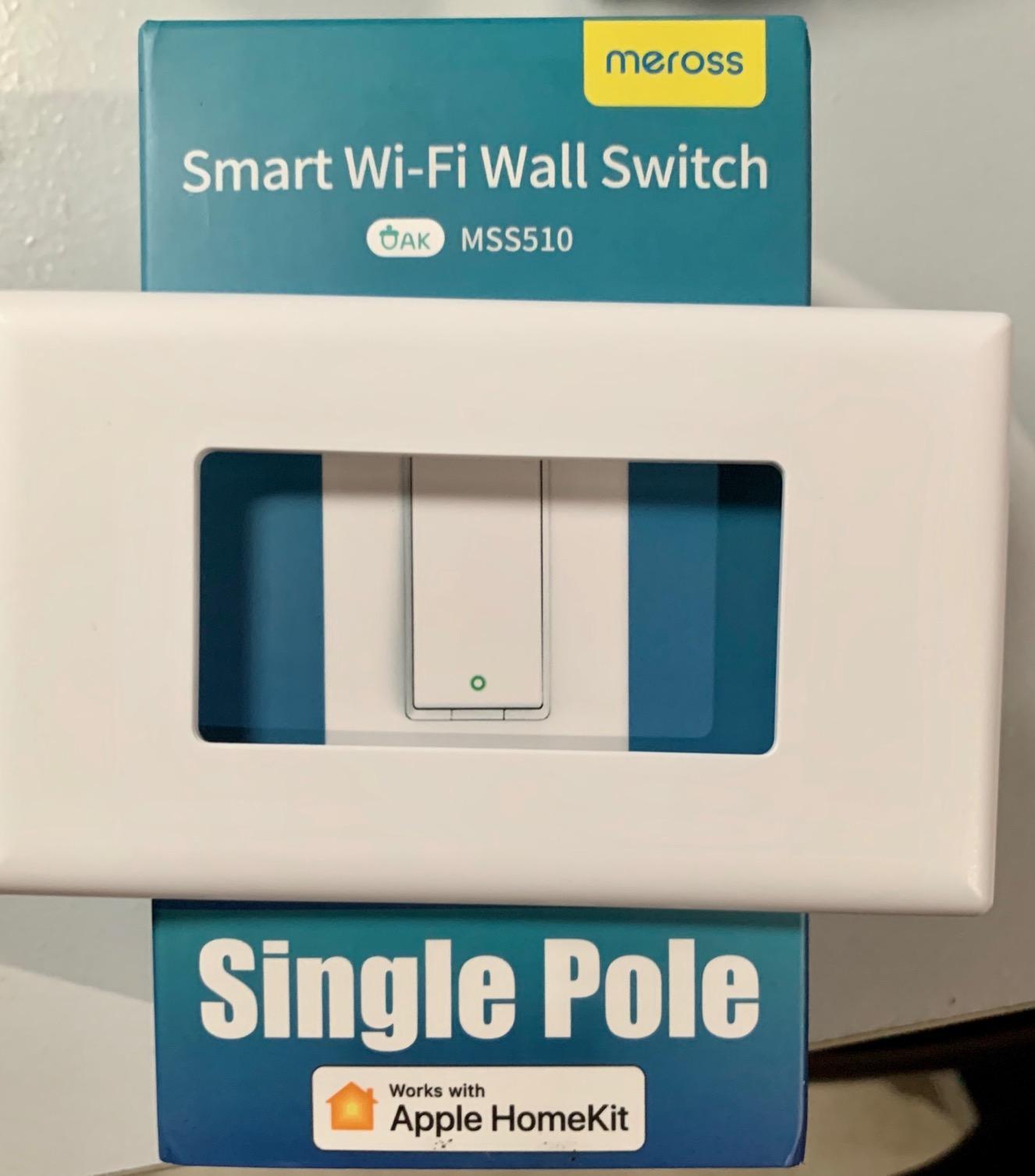 meross Smart Light Switch Supports Apple HomeKit, Siri, Alexa, Google Assistant & SmartThings, 2.4GHz Wi-Fi Light Switch, Neutral Wire Required, Single Pole, Remote Control Schedule, 1 Pack customer photo 1