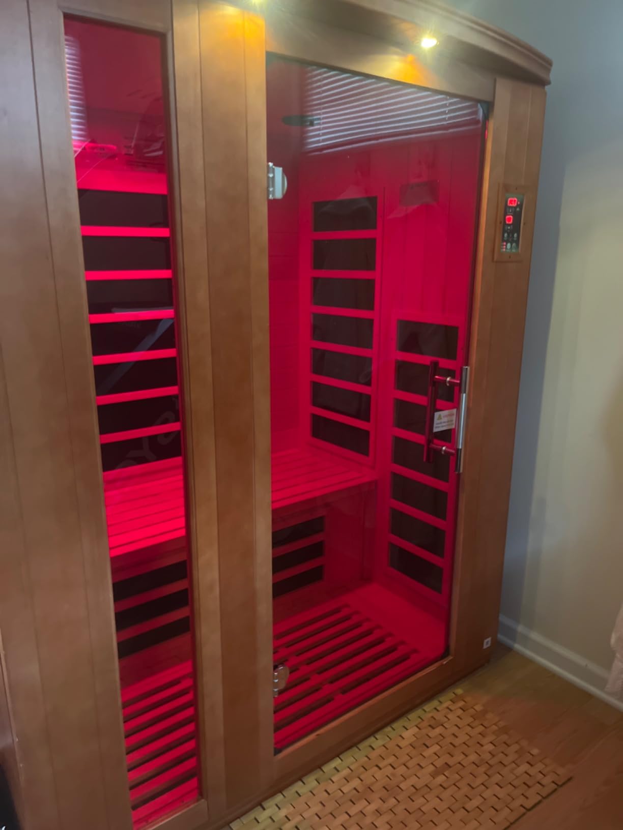 Dynamic Lugano 3-Person Low EMF (Under 8MG) FAR Infrared Sauna (Canadian Hemlock) customer photo 1