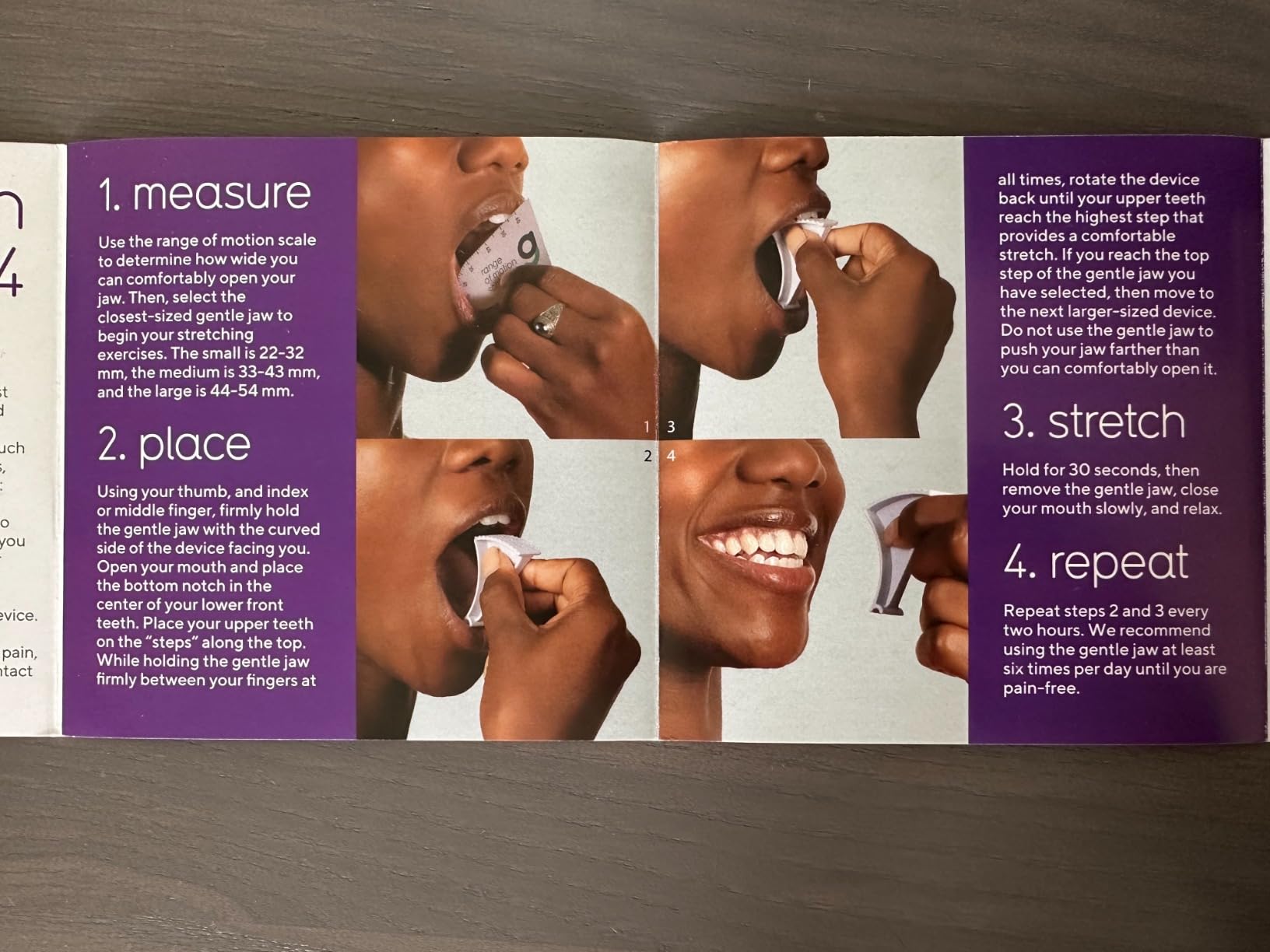 Pain Relief Device for Bruxism TMJ Headache Migraine Caused by Tight Jaw Muscles. Use it to Passively Stretch and Relax Your Jaw Muscles. We Call it Yoga for The Jaw customer photo 2