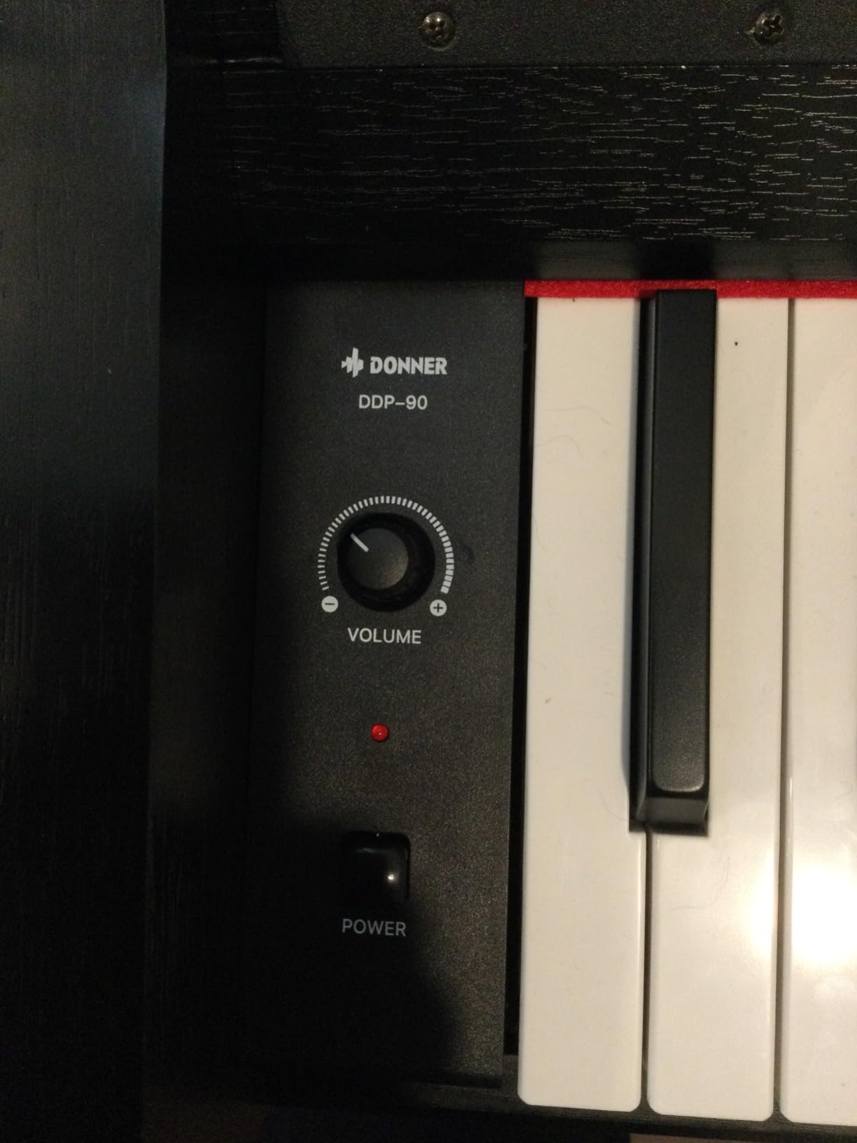 Donner DDP-90 Pro Digital Piano, 88 Key Weighted Piano Keyboard for Beginner/Professional with Three Pedals, Support U-disk Music Playing, PC/Tablet/Cell Phone Connecting, Audio In/Output customer photo 2