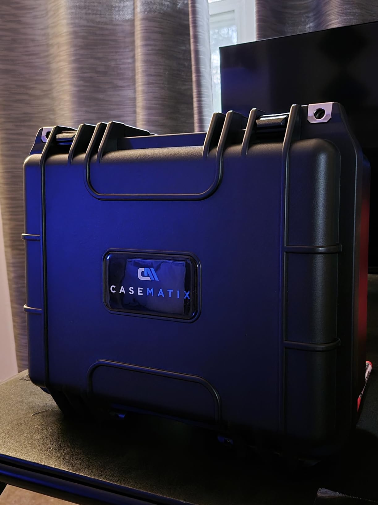 CASEMATIX Two Gun Hard Case for 2 Handguns - TSA Approved Waterproof & Shockproof 2 Pistol Hard Case, Double Handgun Case with Accessory Storage for Multiple Magazines and Other Accessories customer photo 1