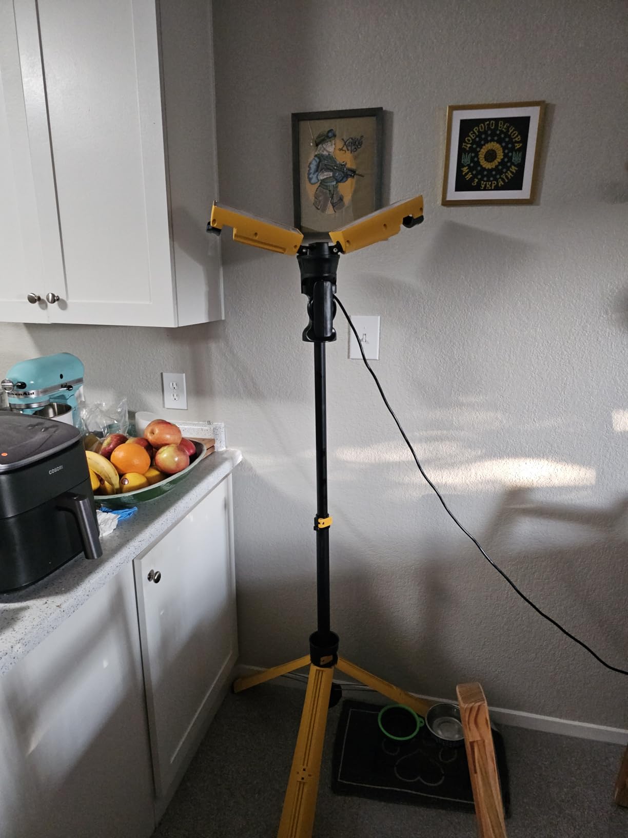 LUTEC 【Upgraded】 6290Pro 15000 Lumen 105 Watt Dual-Head LED Work Light with Telescoping Tripod, Work Light with Stand Rotating Waterproof Lamps and 8 Ft 3-Prong Power Cord customer photo 2