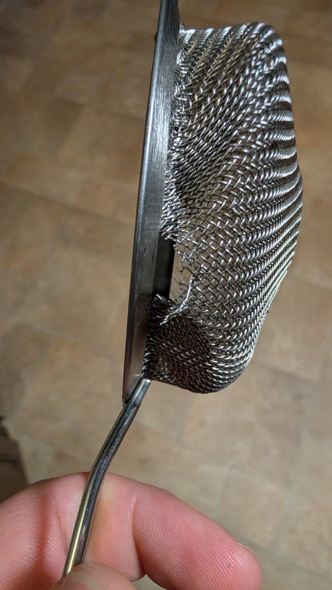 Zulay Kitchen 304 Stainless Steel Fine Mesh Strainer 3.35 in - Strainers Fine Mesh, Tea Strainers for Loose Tea - Perfect for Tea, Cocktails, Juicing, Drinks, Liquids, Matcha, Coffee & More customer photo 1