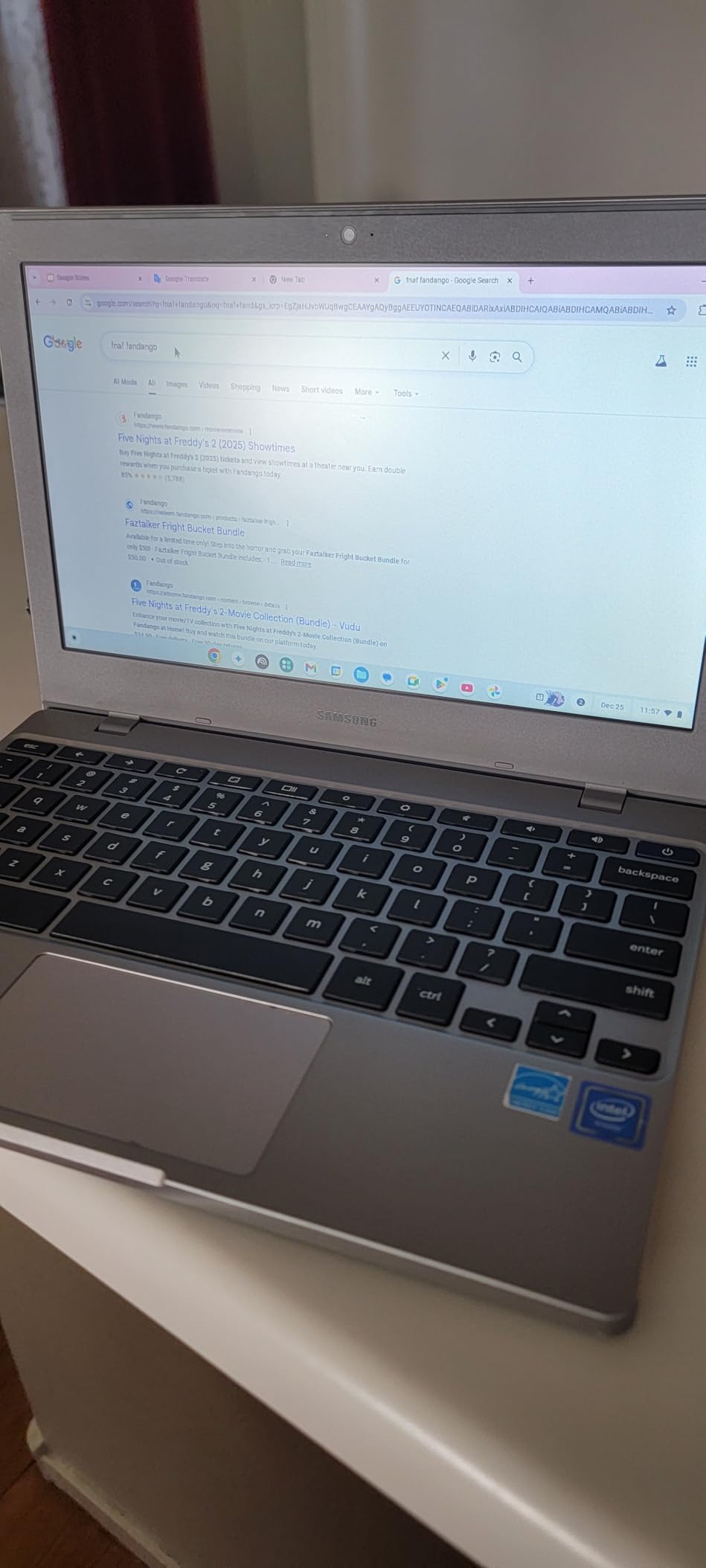 Samsung Chromebook 4 Chrome OS 11.6-inch HD Intel Celeron Processor N4000 4GB RAM 32GB eMMC Gigabit Wi-Fi - XE310XBA-K01US (Renewed) customer photo 1