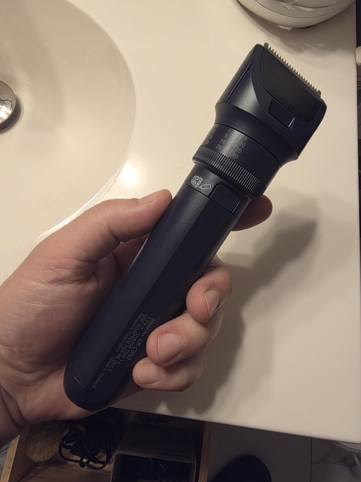 Panasonic Long Beard Trimmer for Men, 58 Length Settings and 4 Attachments to Cut and Detail, Corded or Cordless Beard Trimmer for Men - ER-GB96-K (Black) customer photo 1