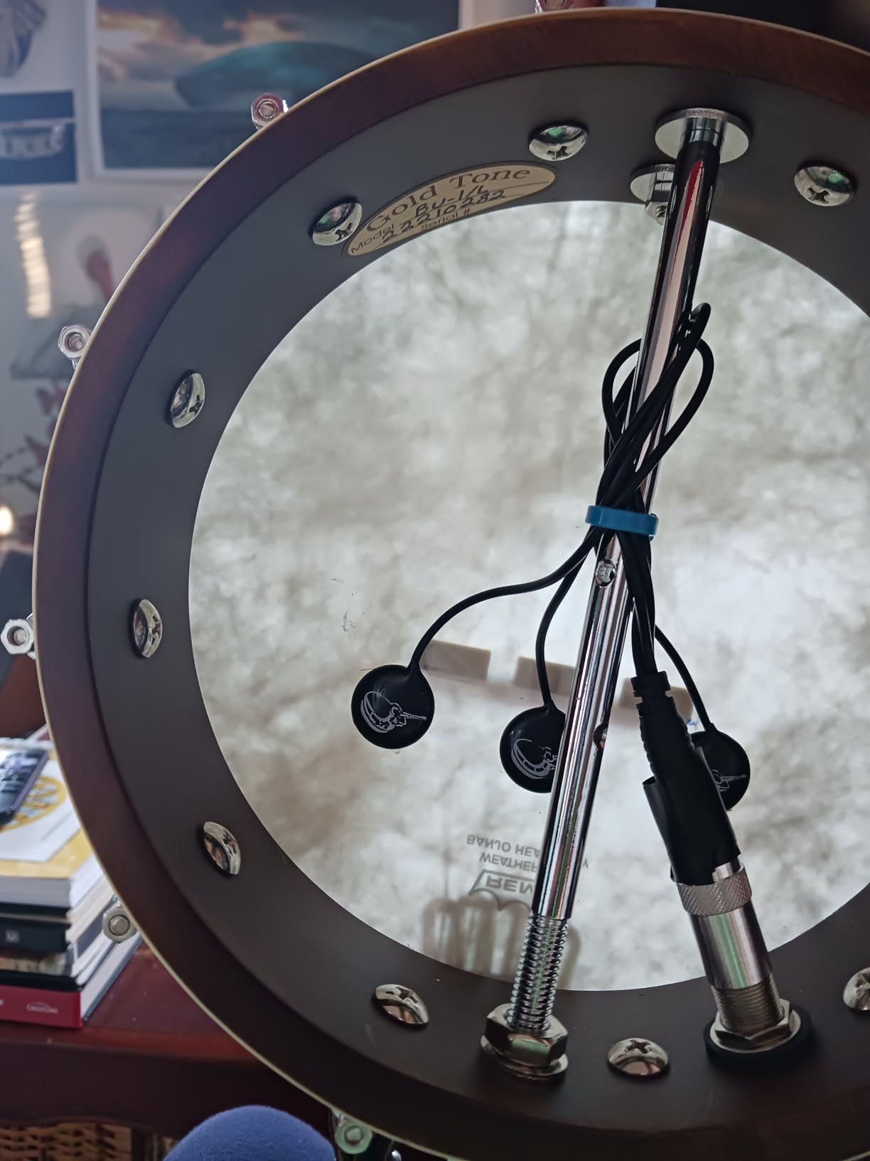 Journey Instruments Passive Piezo Acoustic Pickup - EP001K Three Balanced German-Made Passive Pickup Elements - Piezo Pickup for Acoustic Guitars (Ceramic) customer photo 2