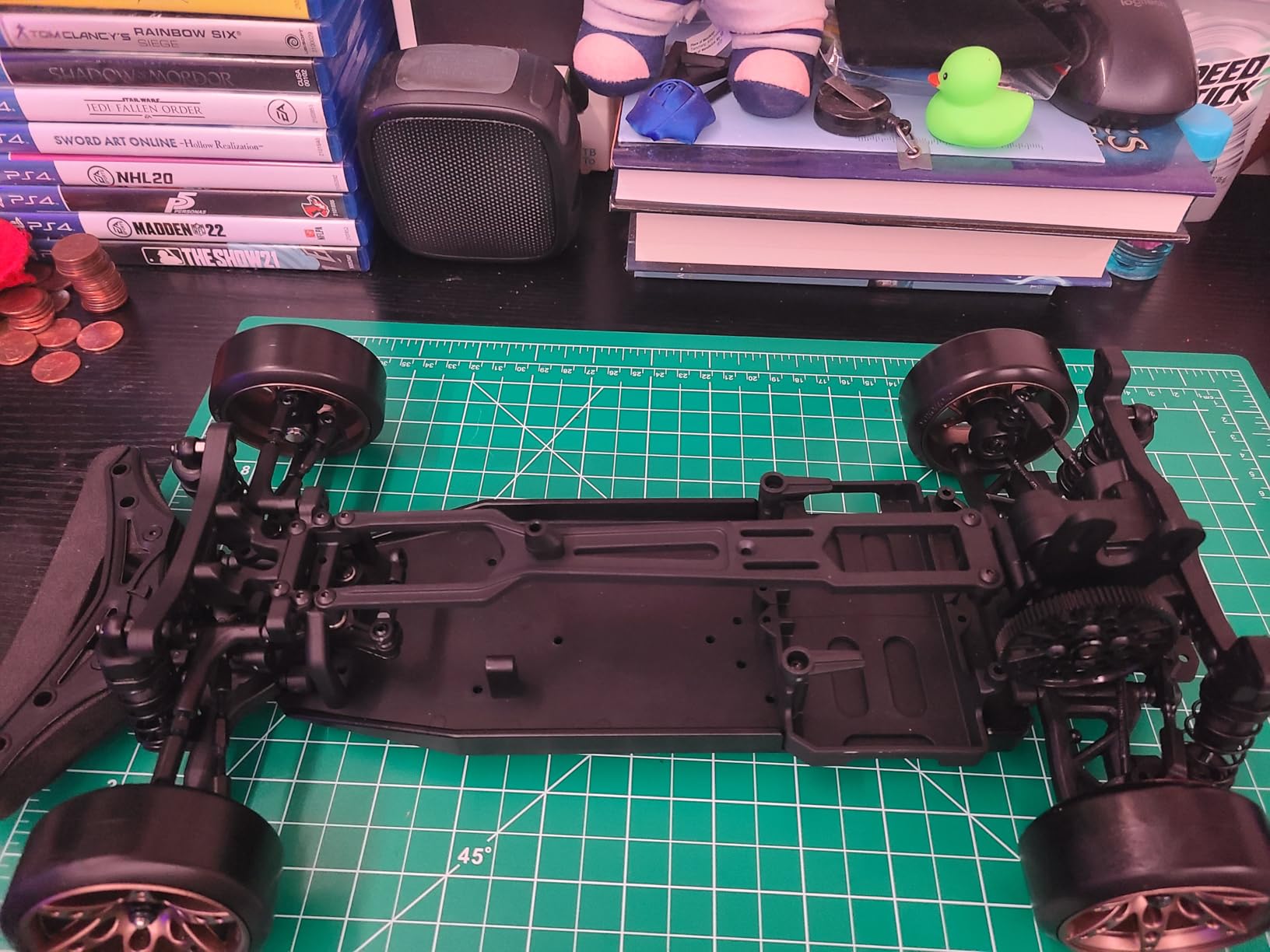 anezus Self Healing Sewing Mat, 12inch x 18inch Rotary Cutting Mat Double Sided 5-Ply Craft Cutting Board for Sewing Crafts Hobby Fabric Precision Scrapbooking Project customer photo 1