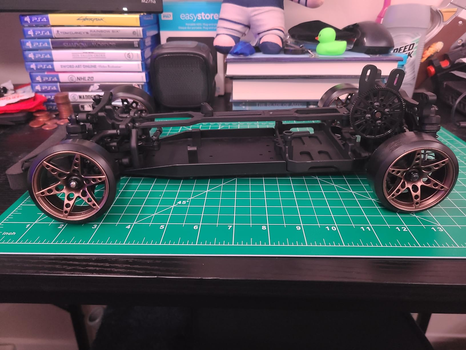 anezus Self Healing Sewing Mat, 12inch x 18inch Rotary Cutting Mat Double Sided 5-Ply Craft Cutting Board for Sewing Crafts Hobby Fabric Precision Scrapbooking Project customer photo 2