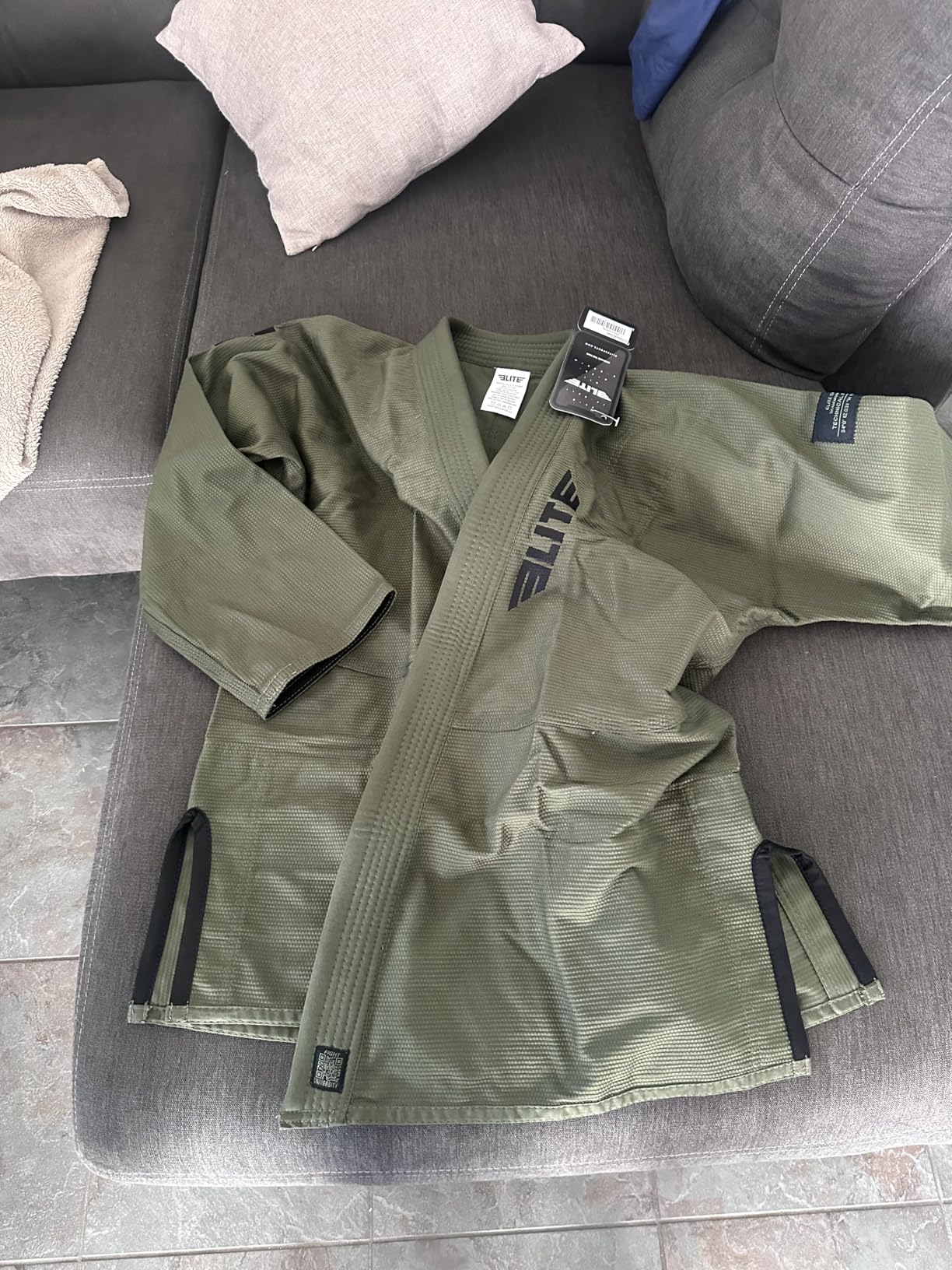 Elite Sports BJJ GI for Men IBJJF Kimono BJJ Jiujitsu GIS W/Preshrunk Fabric & Free Belt customer photo 2