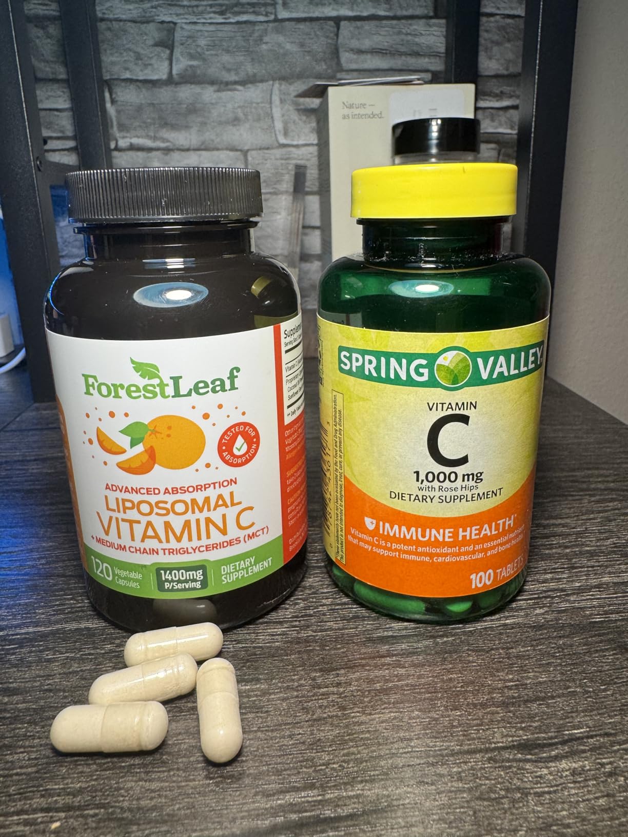 ForestLeaf Liposomal Vitamin C 1400mg Capsules | High Dose Vitamin C Liposomal Supplement w Coconut Oil Fatty Acids | Fast Absorption | Immune Support, Antioxidant, Collagen Production | 120 Vegan Cap customer photo 1