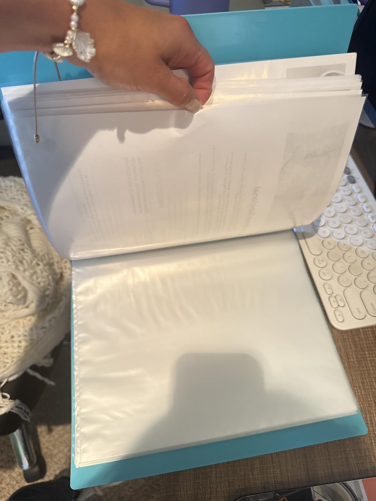 Dunwell Presentation Binder 48-Pocket, Displays 96 Pages, 8.5x11 Portfolio Binder with Plastic Sleeves, Storage and Organizer for Documents, Photos, Kids Artwork, Projects, Recipes (Black) customer photo 2