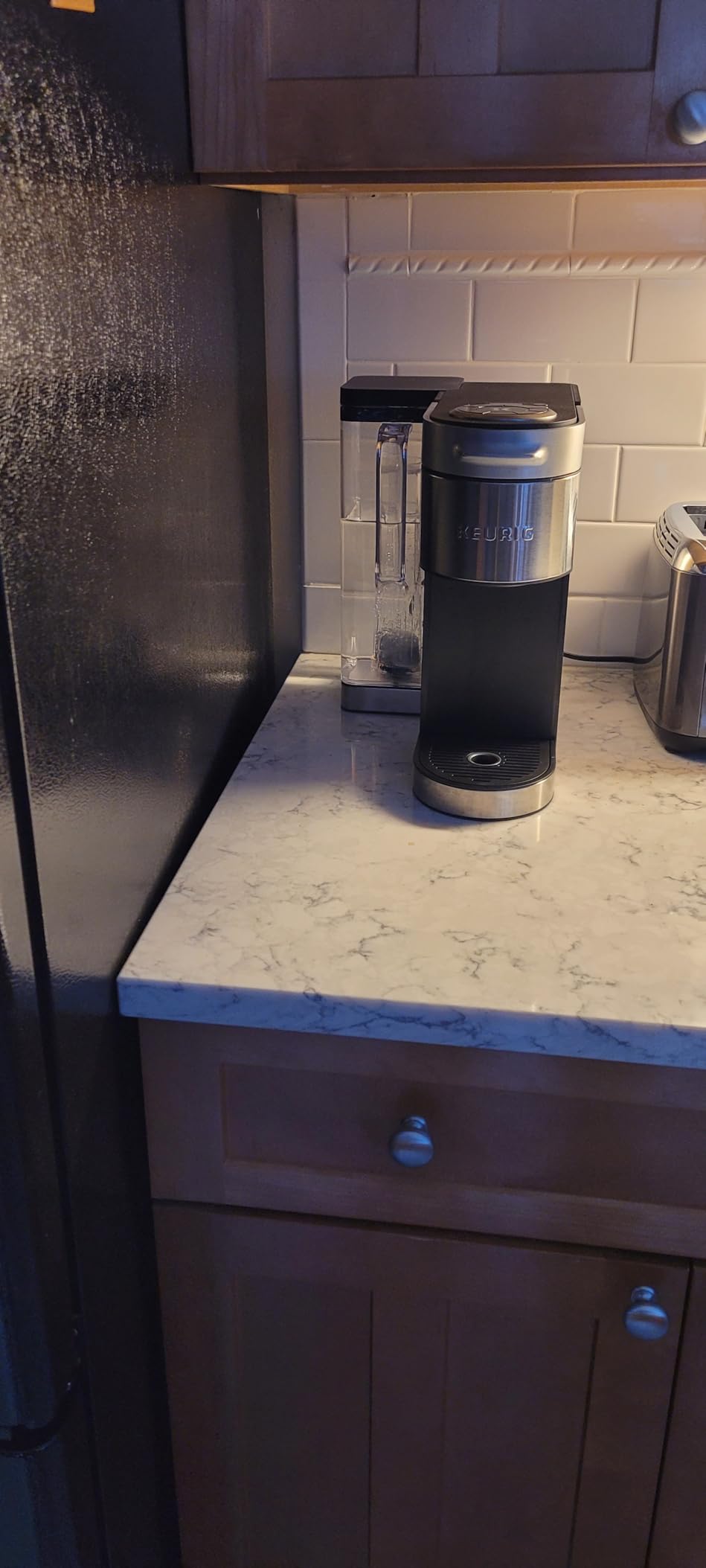 K-Supreme Plus Single Serve K-Cup Pod Coffee Maker, MultiStream Technology, Customizable Strength and Temperature Settings, Programmable, 78oz Removable Reservoir, Stainless Steel customer photo 1