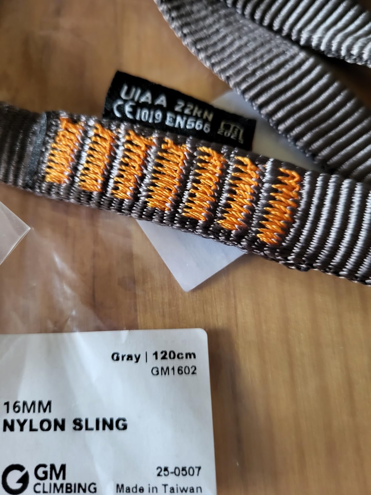 GM CLIMBING 16mm Nylon Sling Runner 22kN / 4950lbf CE UIAA Certified customer photo 2