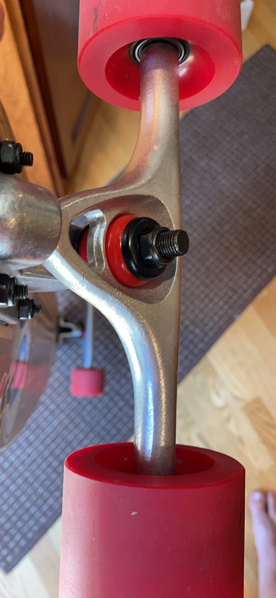 Magneto Longboards Bamboo Longboards for Cruising, Carving, Free-Style, Downhill and Dancing (Bamboo Drop & Fiberglass Through Longboard) customer photo 2