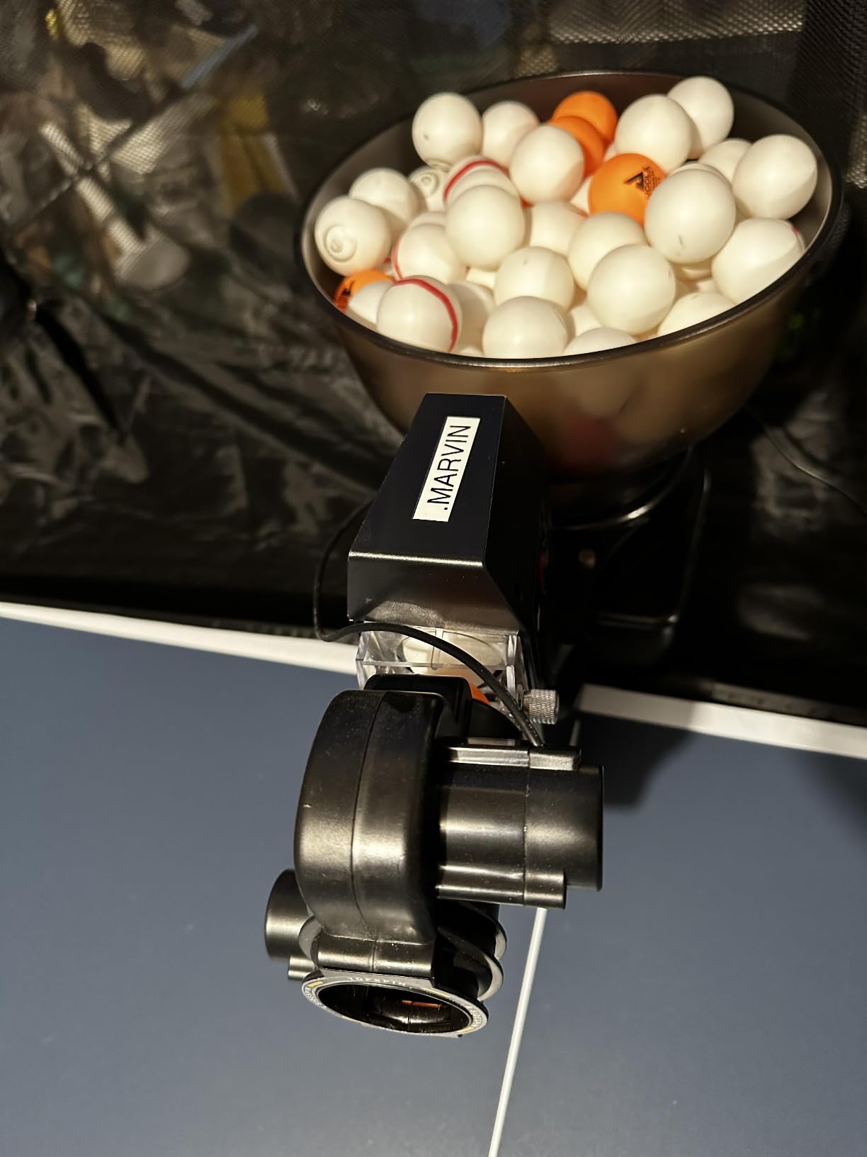 Suz Table Tennis Robot Ping Pong Ball Machine S102 Wireless Remote Control Automatic Table Tennis Machine for Training with 40mm+ Table Tennis Balls customer photo 1