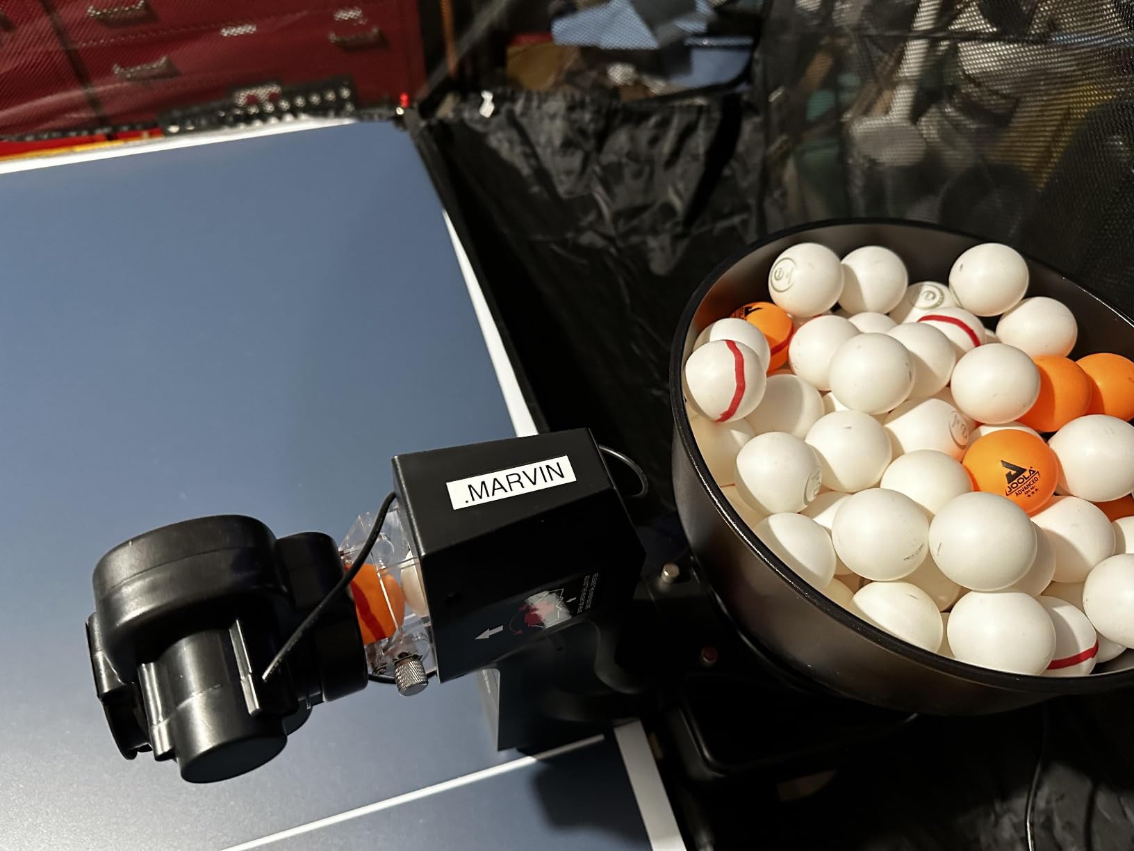 Suz Table Tennis Robot Ping Pong Ball Machine S102 Wireless Remote Control Automatic Table Tennis Machine for Training with 40mm+ Table Tennis Balls customer photo 2