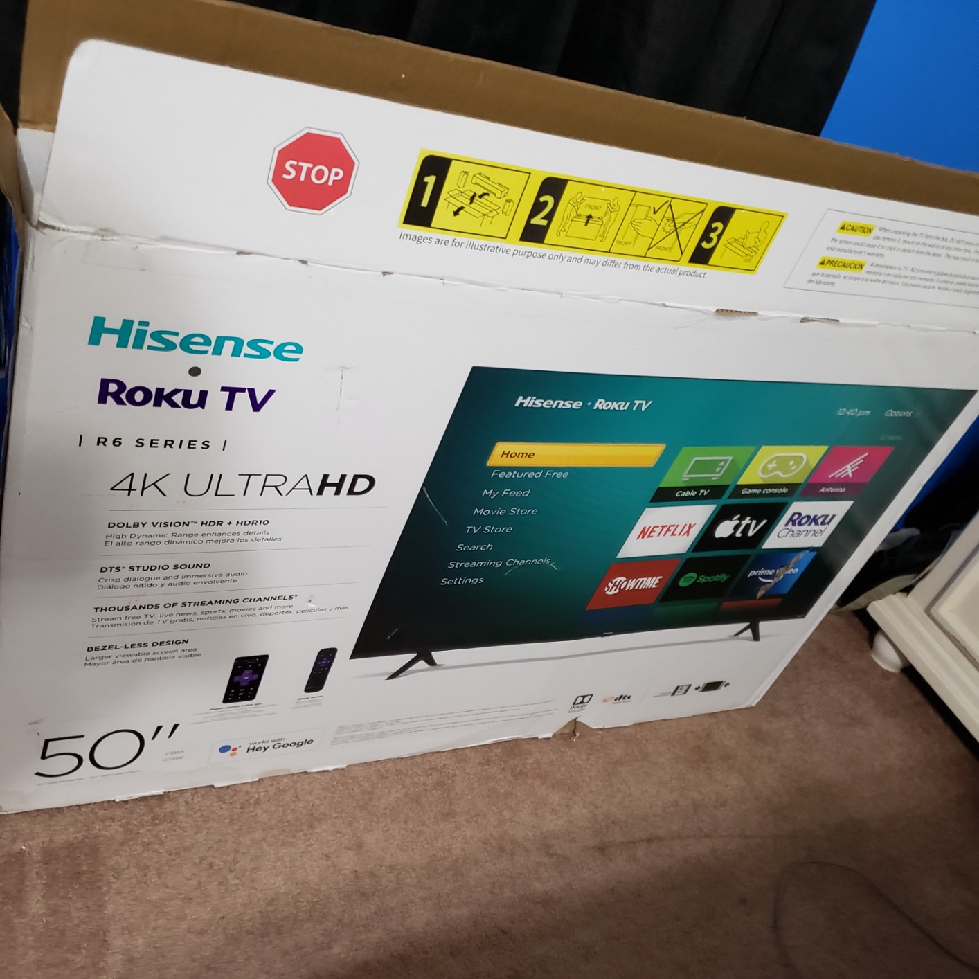 50-Inch Class R6090G Roku 4K UHD Smart TV with Alexa Compatibility (50R6090G, 2020 Model) customer photo 2