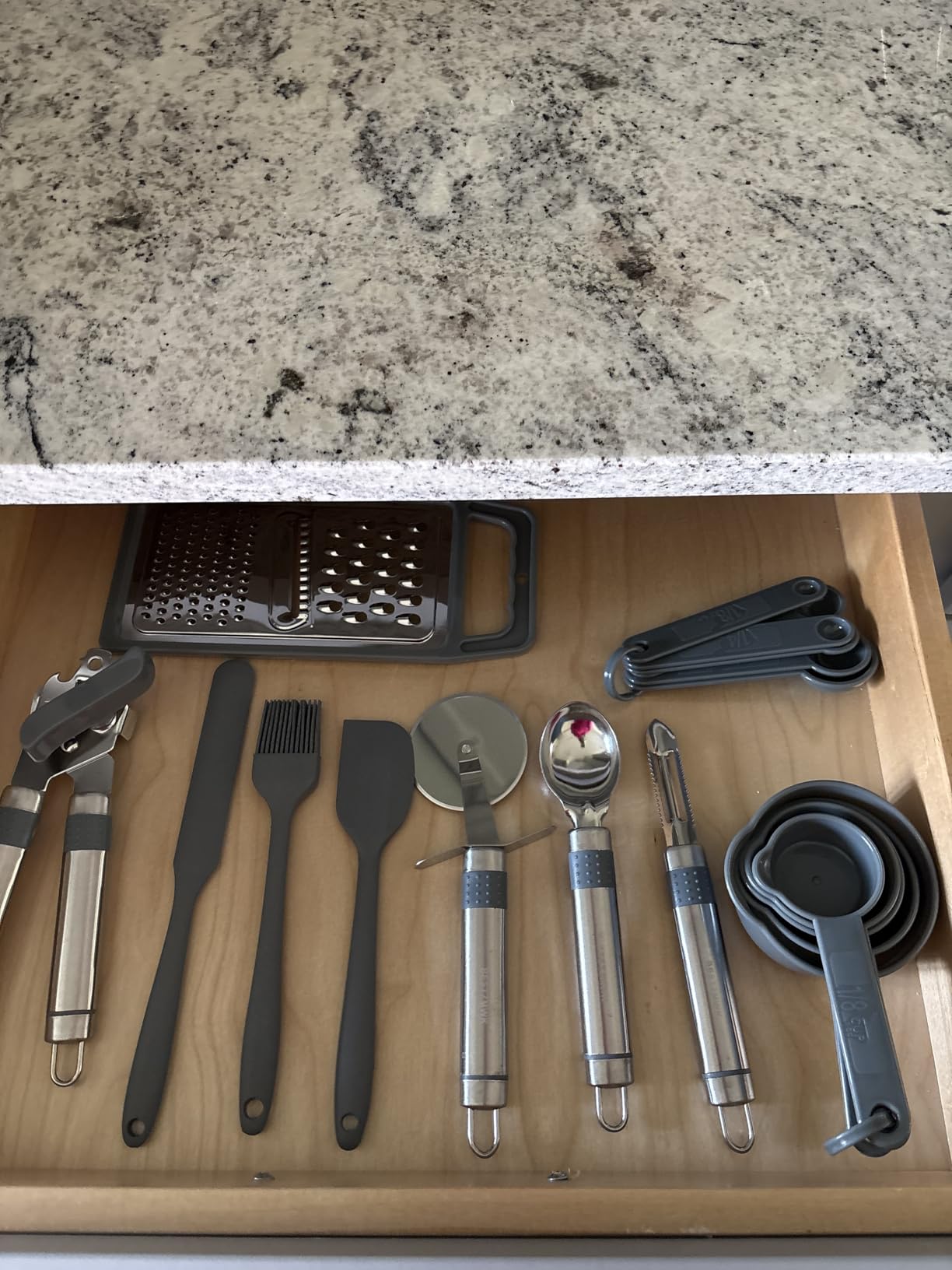 Kitchen Utensil Set-Silicone Cooking Utensils-33 Kitchen Gadgets & Spoons for Nonstick Cookware-Silicone and Stainless Steel Spatula Set-Best Kitchen Tools, Useful Pots and Pans Accessories customer photo 2