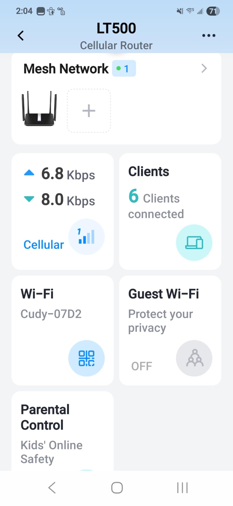 Cudy AC1200 Dual Band Unlocked 4G LTE Modem Router with SIM Card Slot, 1200Mbps Mesh WiFi, 5dBi High Gain Antennas, DDNS, VPN, Cloudflare, LT500 customer photo 1