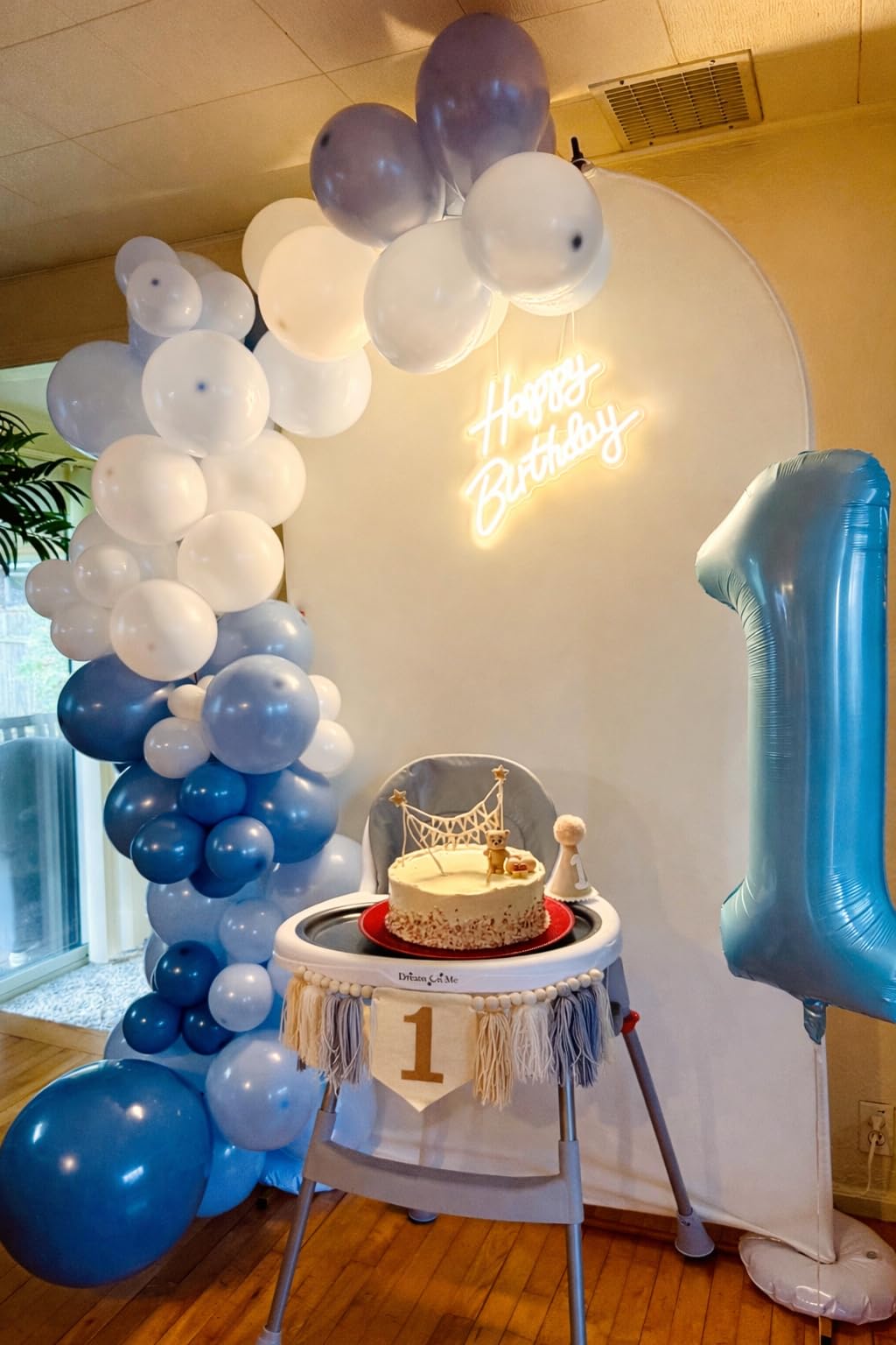 Dream On Me Portable 2-in-1 Tabletalk High Chair, Convertible Compact High Chair, Light Weight Portable Highchair, Grey customer photo 2