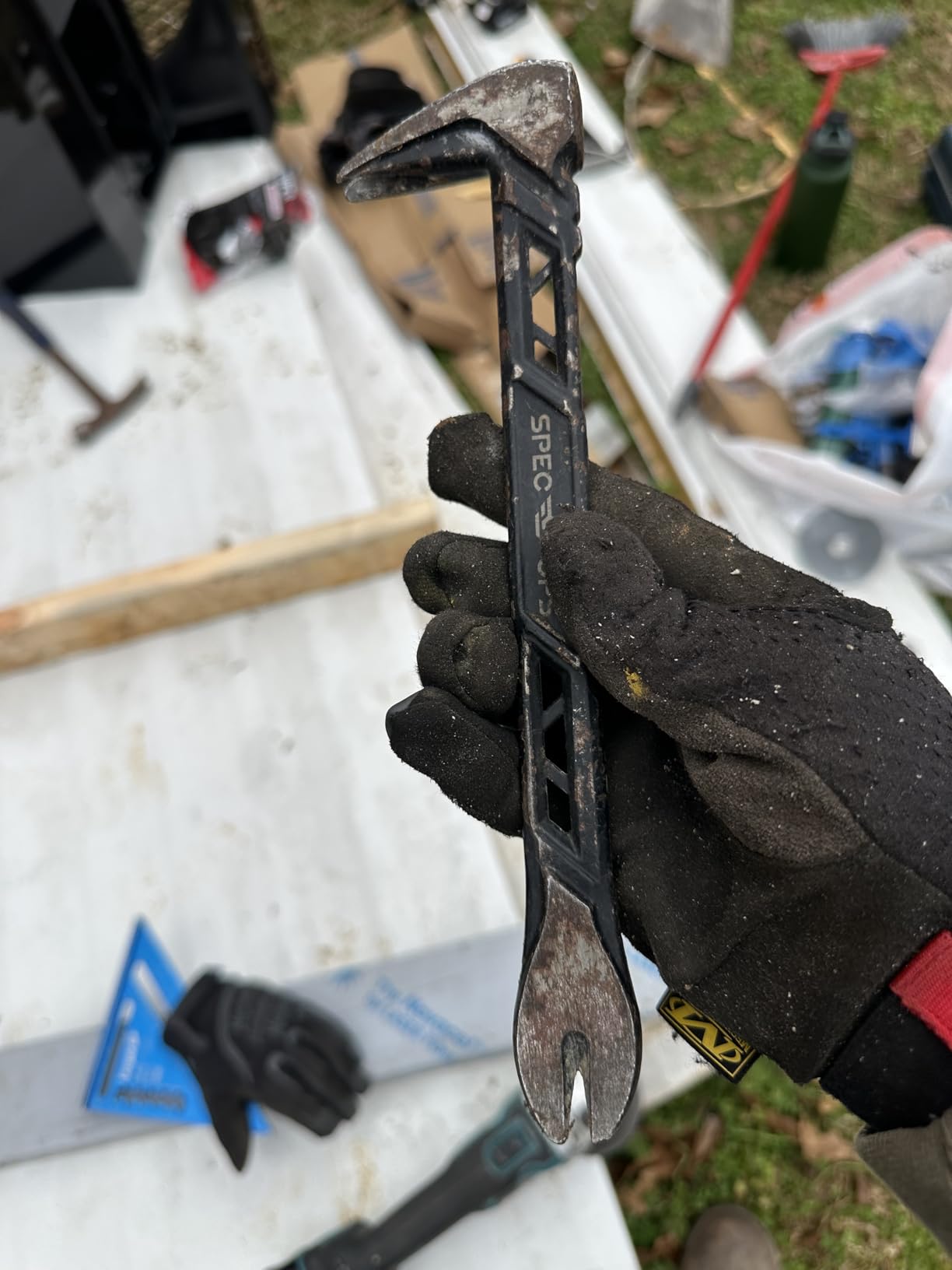 Spec Ops Tools 10 Inch Nail Puller Cats Paw Pry Bar, High-Carbon Steel, 3% Donated to Veterans customer photo 2