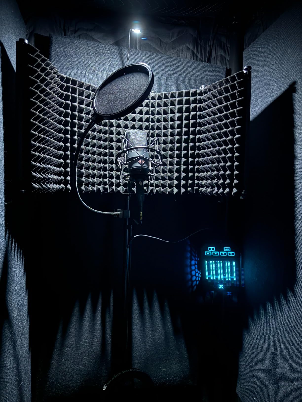 Snap Studio Portable Recording Booth - #1 Vocal Booth Rolling Stone - Record Crisp, Dry, Echo-Free Vocals at Home or On-The-Road customer photo 1