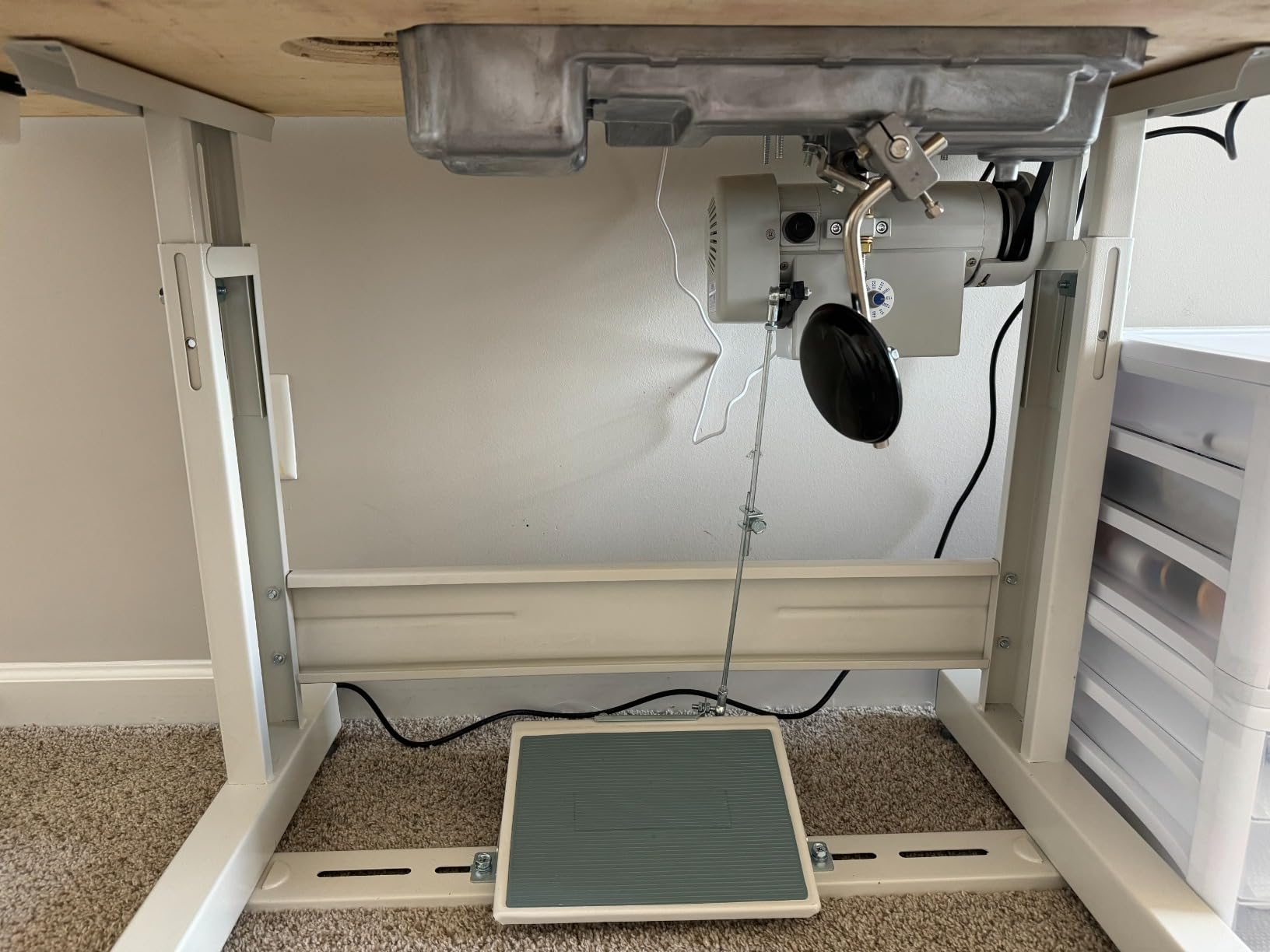 Juki Heavy Material Industrial Straight Stitch Sewing Machine, Table & Servo Motor Assembly Required. customer photo 2