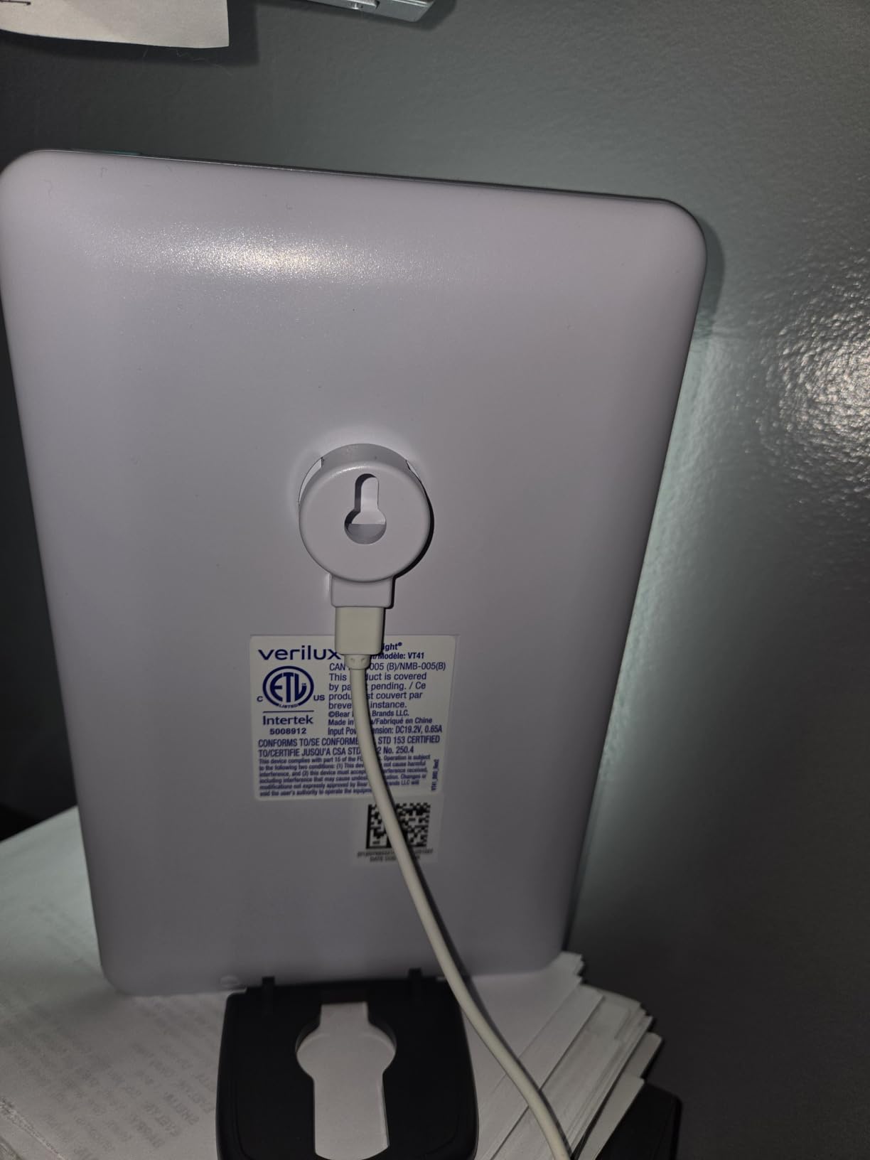 Verilux HappyLight Lumi Plus - Light Therapy Lamp with 10,000 Lux, UV-Free, LED Bright White Light with Adjustable Brightness, Countdown Timer, & Detachable Stand - Boost Mood, Sleep, and Focus customer photo 1