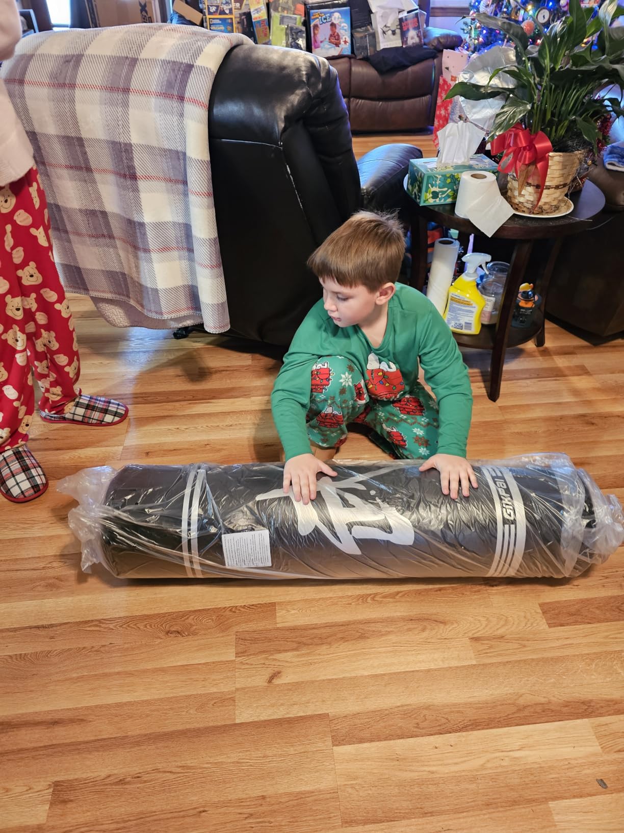 GIKPAL Freestanding Punching Bag for Adults 67'' Heavy Boxing Bag with Boxing Gloves, No Spring Low-Noise Standing Bag for Home Office Kickboxing customer photo 1