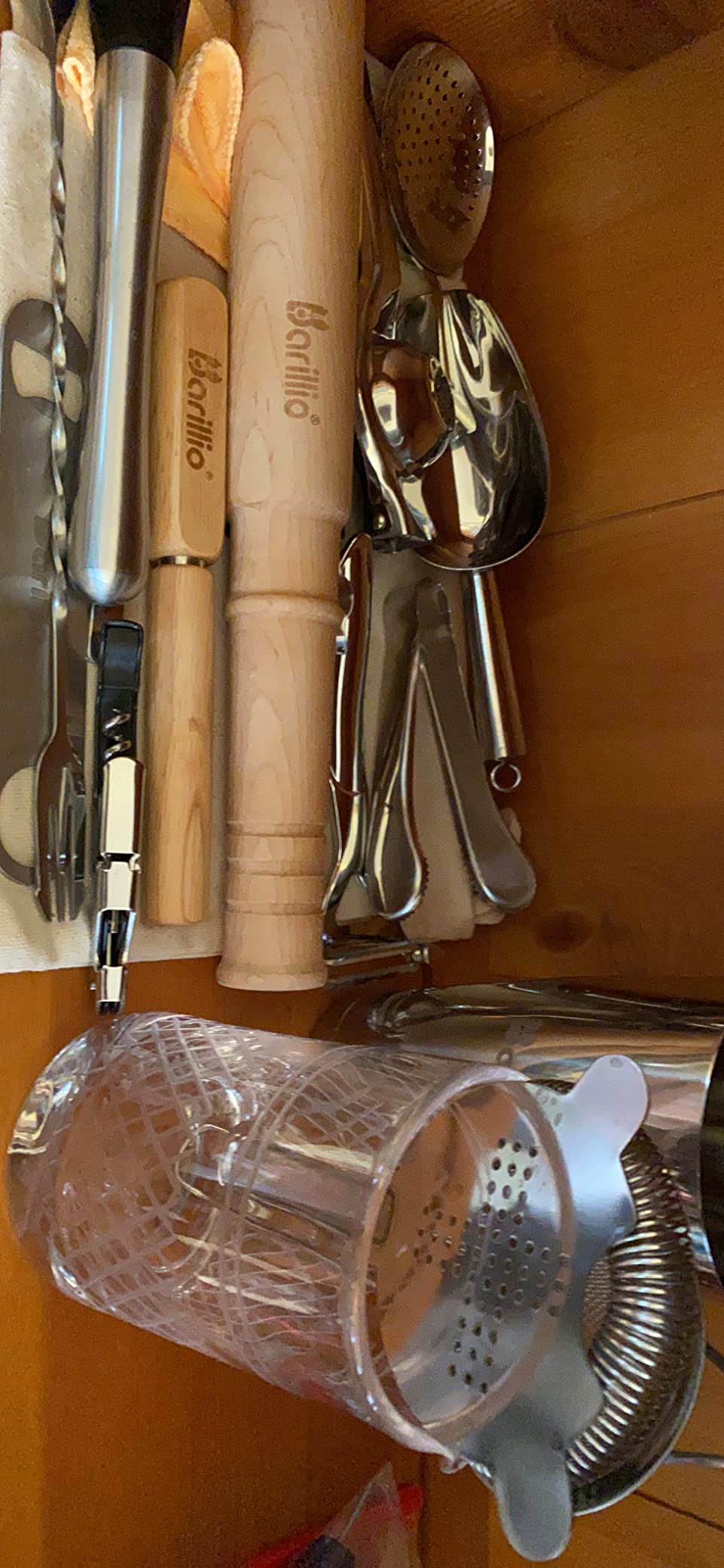 Barillio Bar Tool Set Pro Edition - Stainless-Steel Cocktail Shaker Set - Mixology Bartender Kit w/Boston Shaker, Drink Mixer & Muddler for Cocktails - Home Bar Accessories - 32-Pc Bar kit customer photo 2