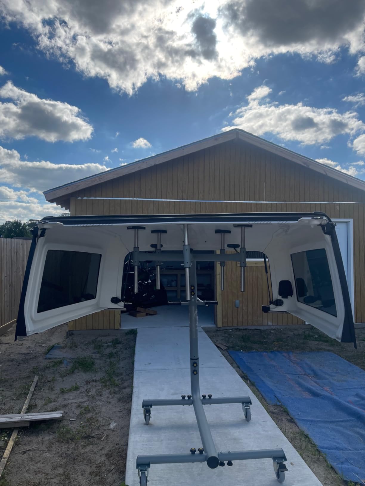 Hard Top Remover Lift for Jeep Wranglers - Patented One-Person Removal System for JK/JKU/JL/JLU + CJ, 2&4 Door customer photo 2