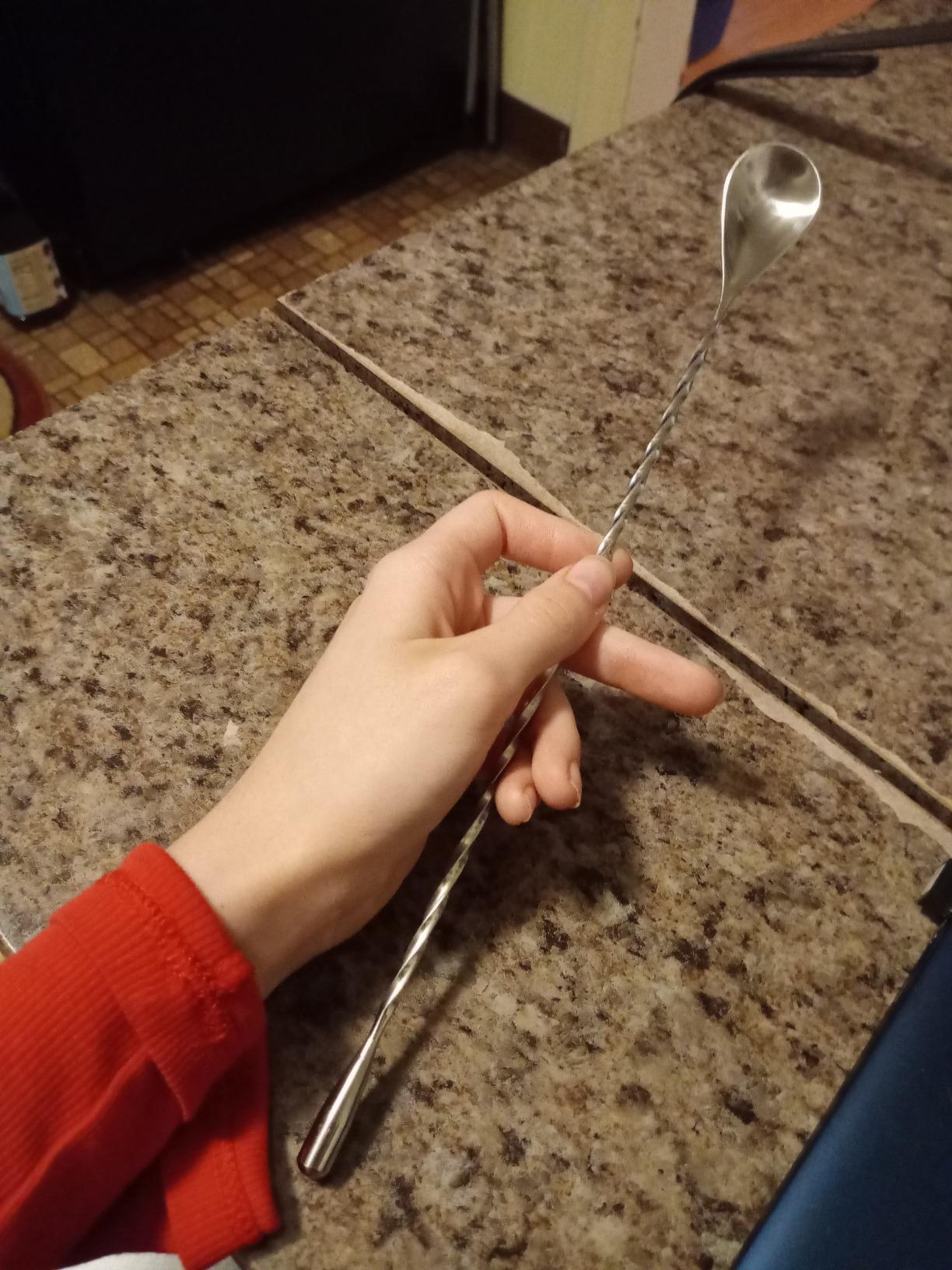 Zulay (8 inch) Stainless Steel Muddler for Cocktails - Professional Cocktail Muddler with Grooved Nylon Head customer photo 2