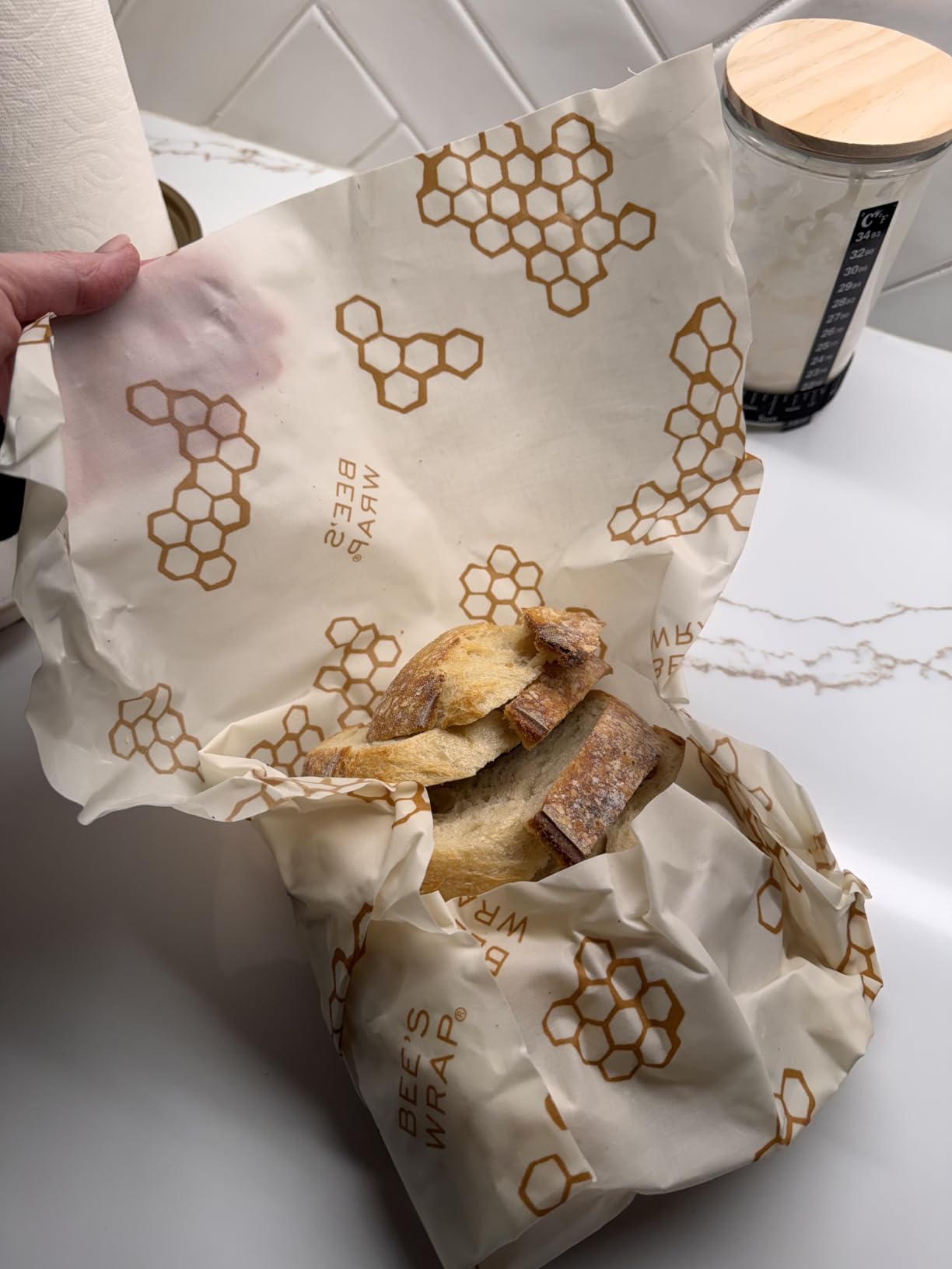 Bee's Wrap Beeswax Wraps for Food - Cut to Size 14x52