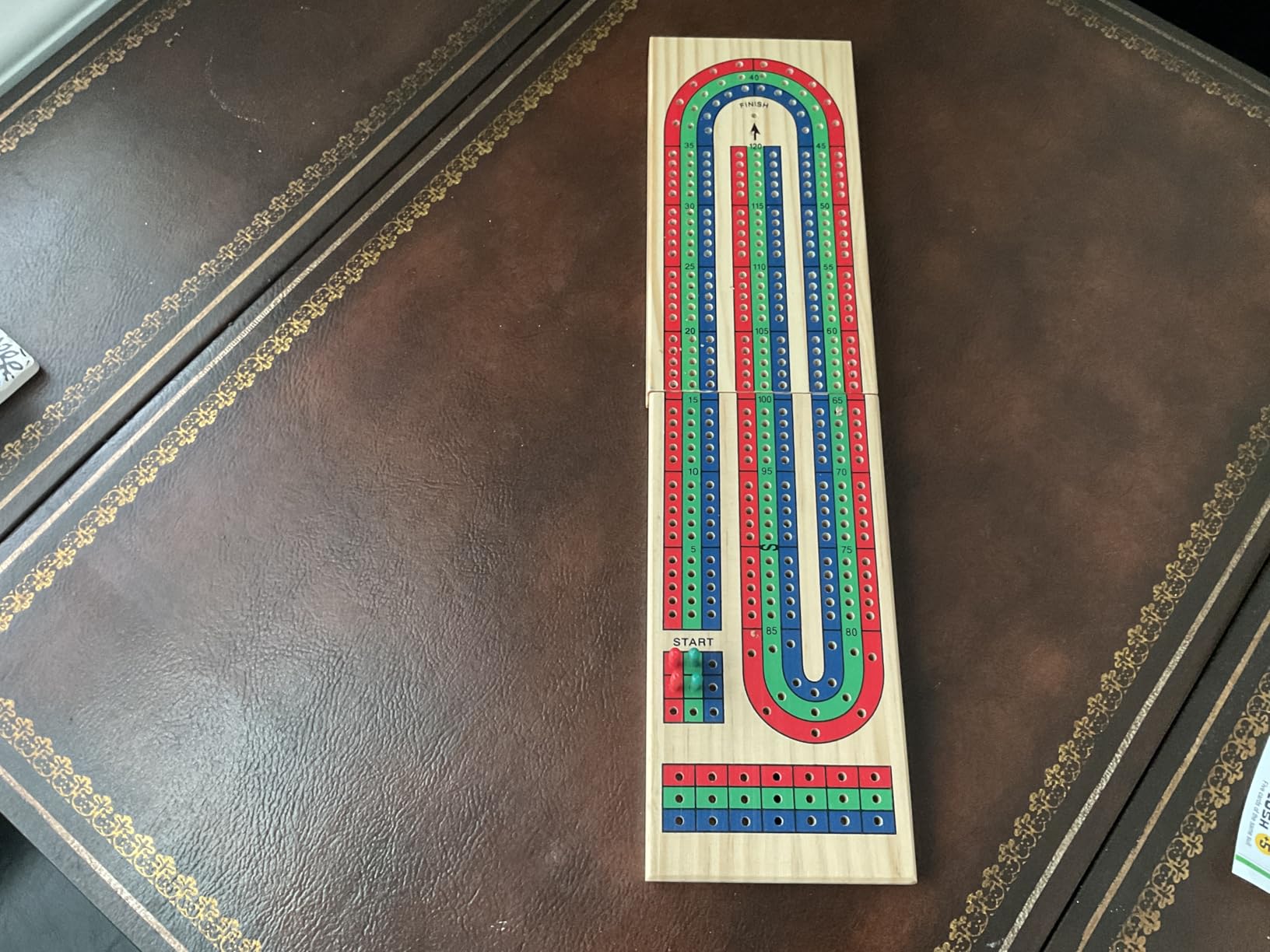 Regal Games Cribbage Board Game Set w/Storage - Fun Table Game with Wooden Board for Adults & Kids - 9 Metal Pegs, Deck of Playing Cards & 2-4 Player Games - Ideal for Game Night, Travel (Ages 8+) customer photo 2