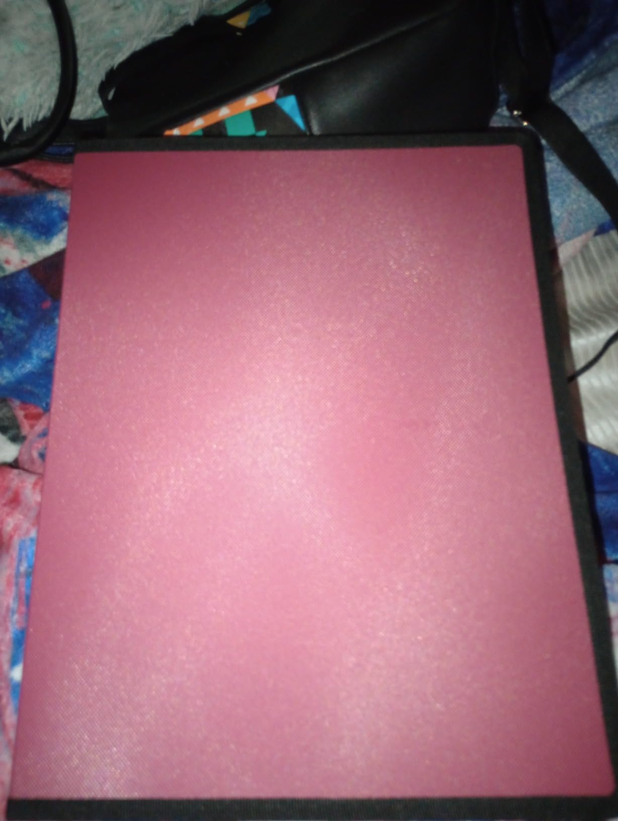 Dunwell 9x12 Art Portfolio Binder, Black Mounting Paper, Portfolio Binder for Artwork, 9 x 12 Art Folder, 24 Pockets Display 48 Pages, Acid-Free Poly Presentation Book customer photo 2