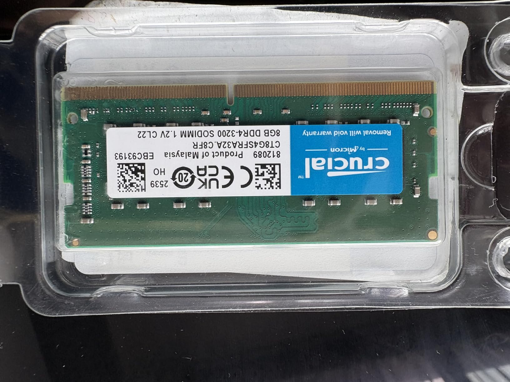 Crucial 32GB DDR4 RAM Kit (2x16GB), 3200MHz (PC4-25600) CL22 Laptop Memory, SODIMM 260-Pin, Compatible with 13th Gen Intel Core and AMD Ryzen 7000 customer photo 2