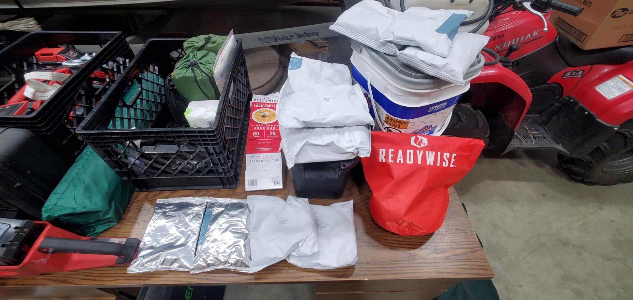 ReadyWise 7 Day Emergency Food Supply - 60 Servings Grab Bag, Camping Essentials, Freeze Dried Survival Food Kit & Dehydrated Meals, Prepper Bug Out Bag & Hurricane Supplies, up to 25 Year Shelf Life customer photo 2