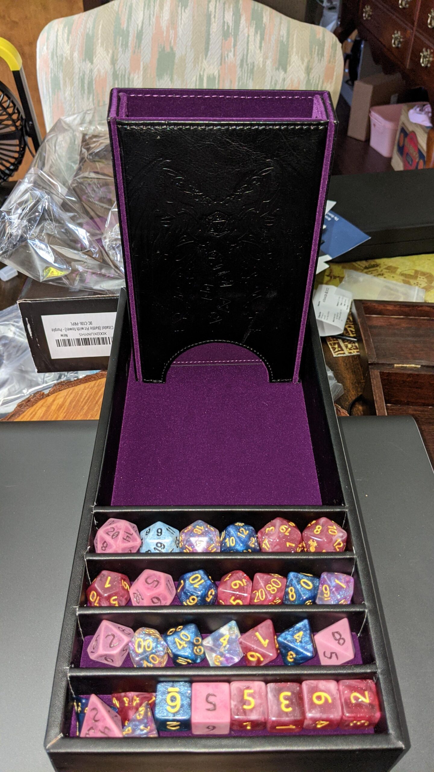 Forged Dice Co. Citadel 3-in-1 Dice Tray with Removable Tower and Storage - Perfect for RPG and Tabletop Gaming customer photo 1