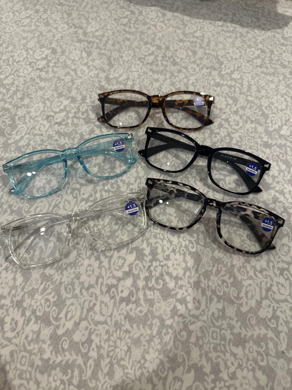 CCVOO Reading Glasses for Women, Eye glasses, Blue Light Readers for Women, Cheaters customer photo 1