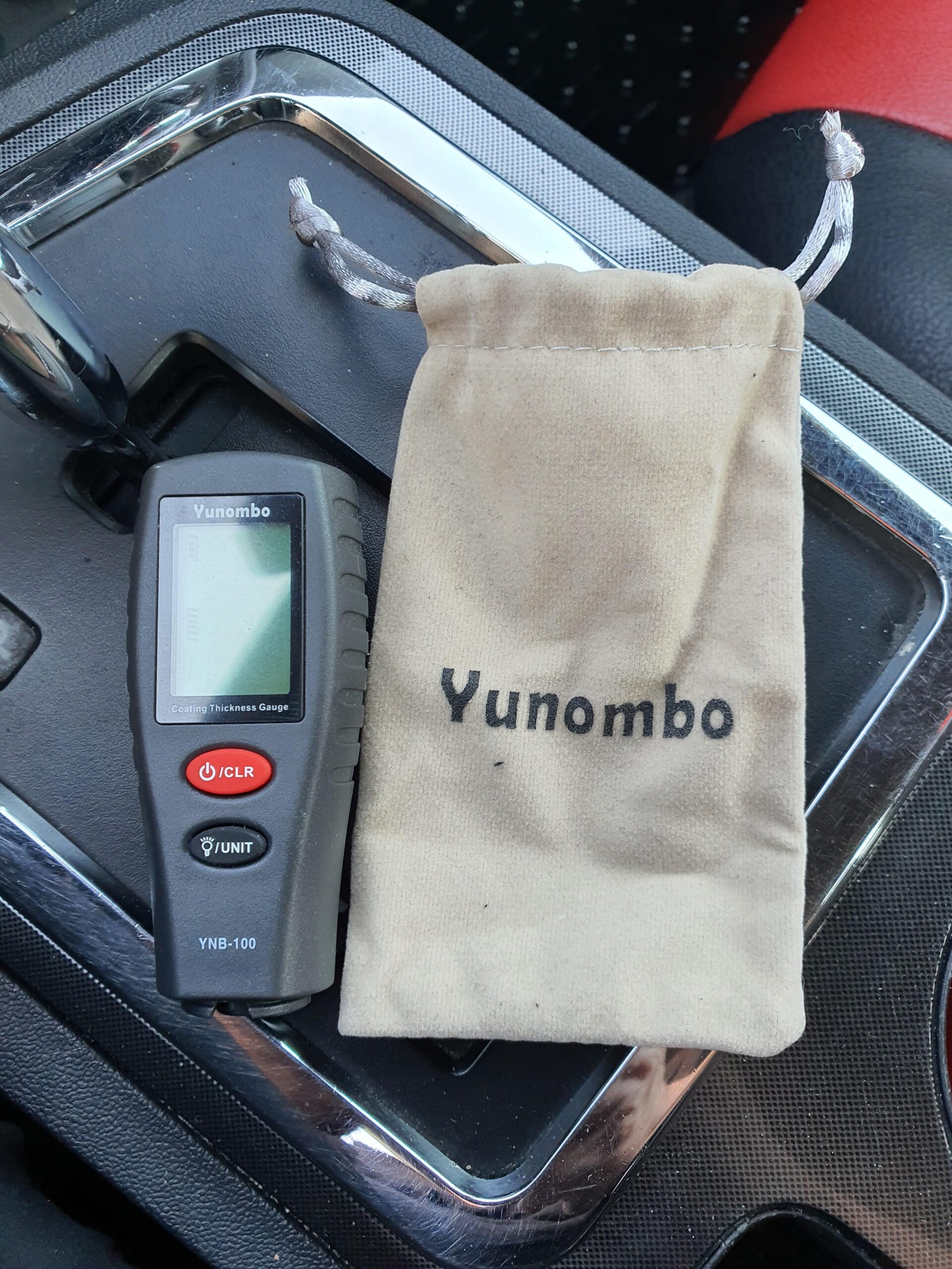 Paint Thickness Gauge | Digital Meter for Automotive Coating Thickness Gauge Tester | High Contrast Backlight LCD | Resolution 2mils | Auto Power Off | Auto Digital Calibration Data Hold Mini Size customer photo 2