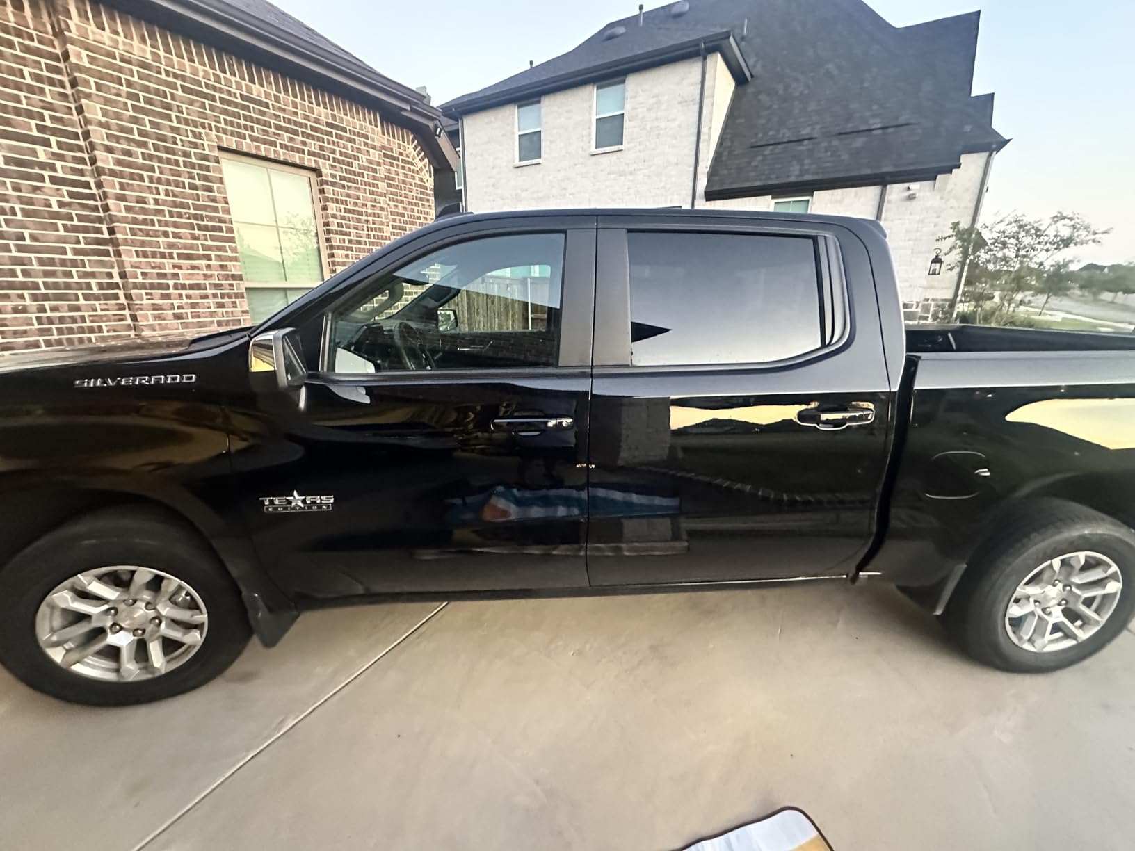 YITAMOTOR 6 Inches Running Boards Compatible with 2019-2026 Chevy Silverado/GMC Sierra 1500 Crew Cab, 2020-2026 2500HD 3500HD, Side Step Bars Aluminum Alloy, Running Boards for Silverado Crew Cab customer photo 2