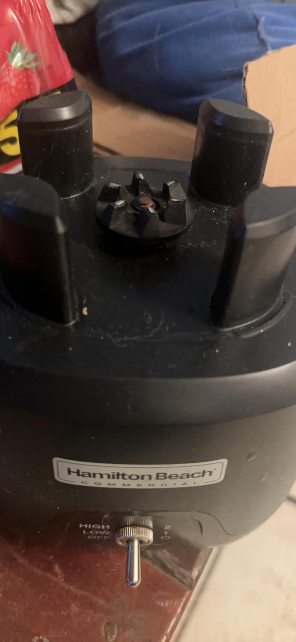 Hamilton Beach Commercial 908R 44Oz Bar Blender, 2 Speed, 1 HP, Black (HBB908R) customer photo 1