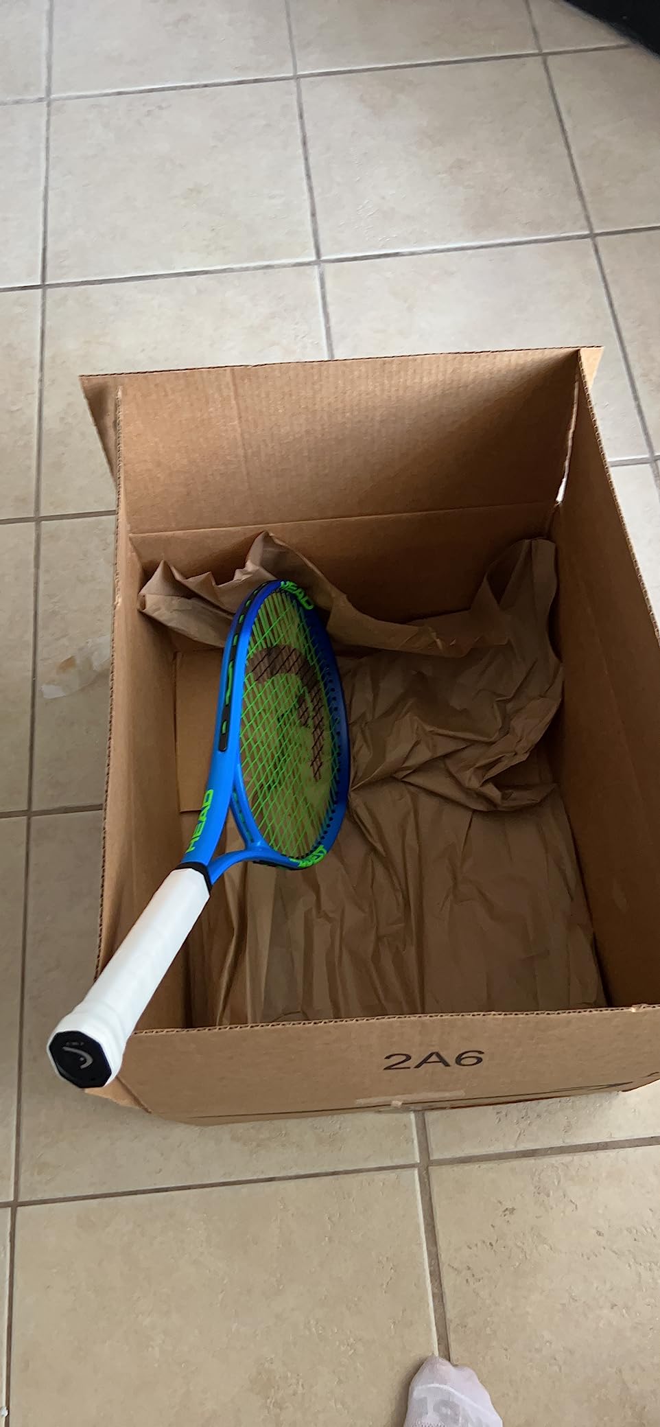 HEAD Ti. Conquest Tennis Racquet - Nano Titanium Technology, Oversized 108 sq in Head, Lightweight O-Beam Construction - Pre-Strung Beginner & Recreational Tennis Racquet customer photo 2