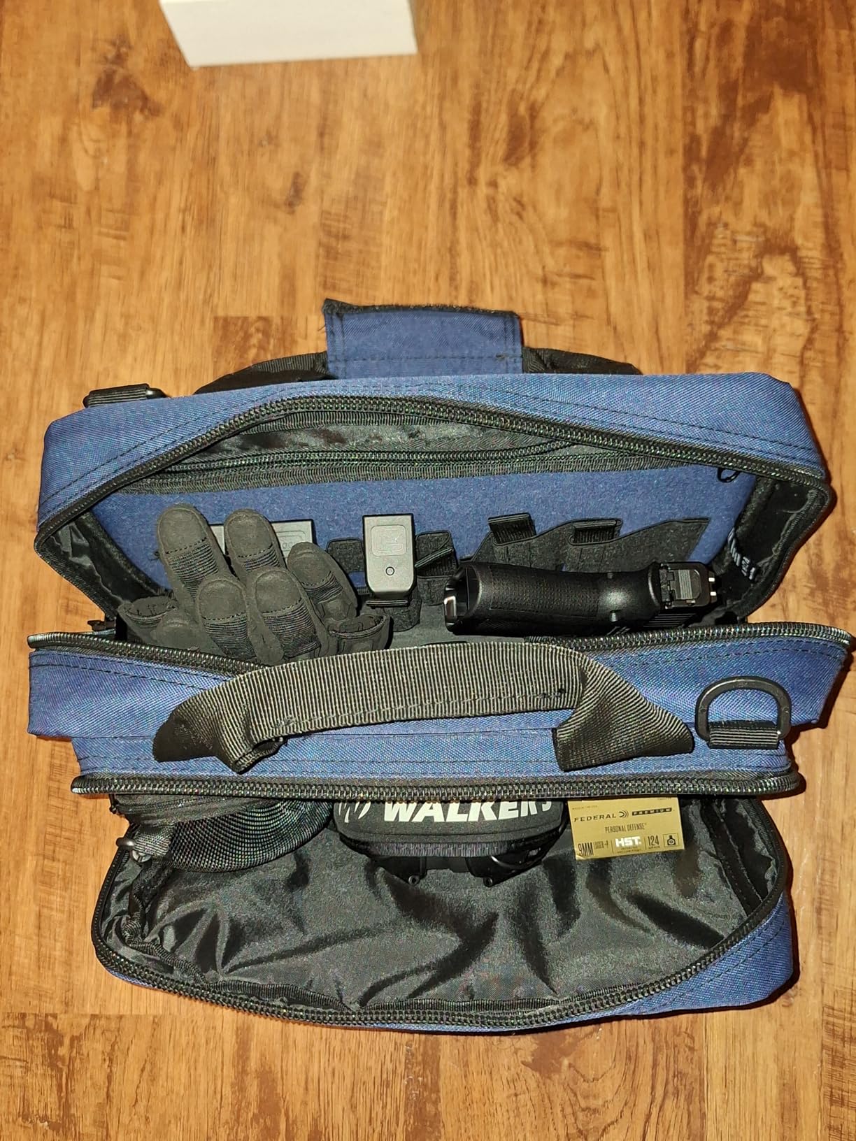 DBTAC Gun Case Bag XS | Tactical 1~2 Pistol Bag Firearm Shooting Case with Lockable Zipper for Shooting Range Outdoor Hunting | US Flag Patch + Universal Holster Included customer photo 2