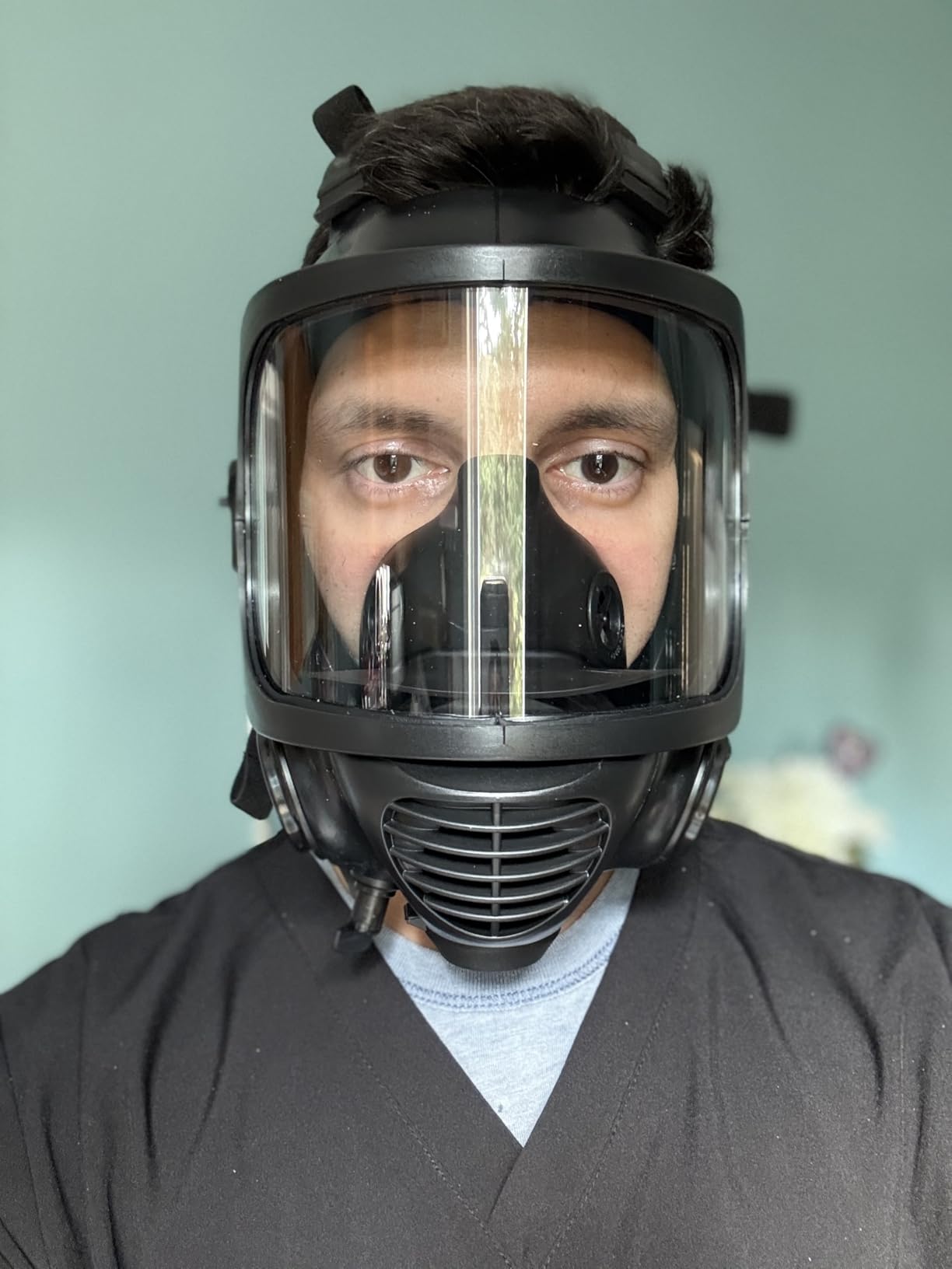 MIRA SAFETY M Certified CBRN Full Face Gas Mask Reusable Respirator Professional Grade (CM-6M Mask WITH Drinking System), 2 Piece Set customer photo 1