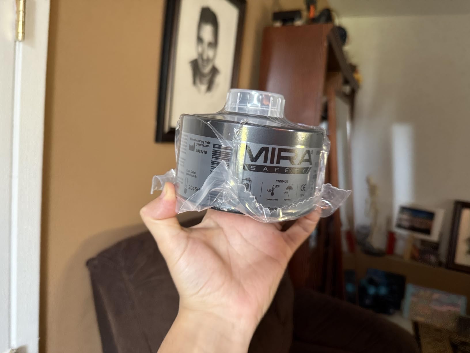 MIRA SAFETY M Certified CBRN Full Face Gas Mask Reusable Respirator Professional Grade (CM-6M Mask WITH Drinking System), 2 Piece Set customer photo 2