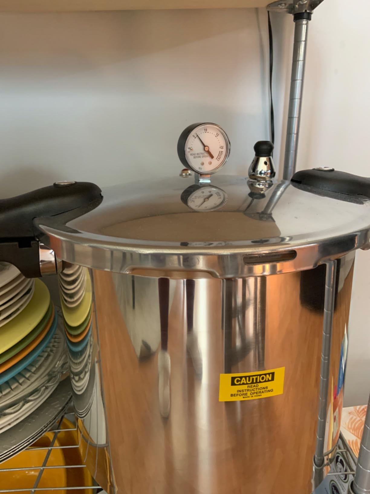 Barton 22-Quart Pressure Canner Pressure Cooker with Pressure Gauge with Rack, Induction Compatible, Steam Canner Polished 22 QT Stovetop Pot customer photo 1