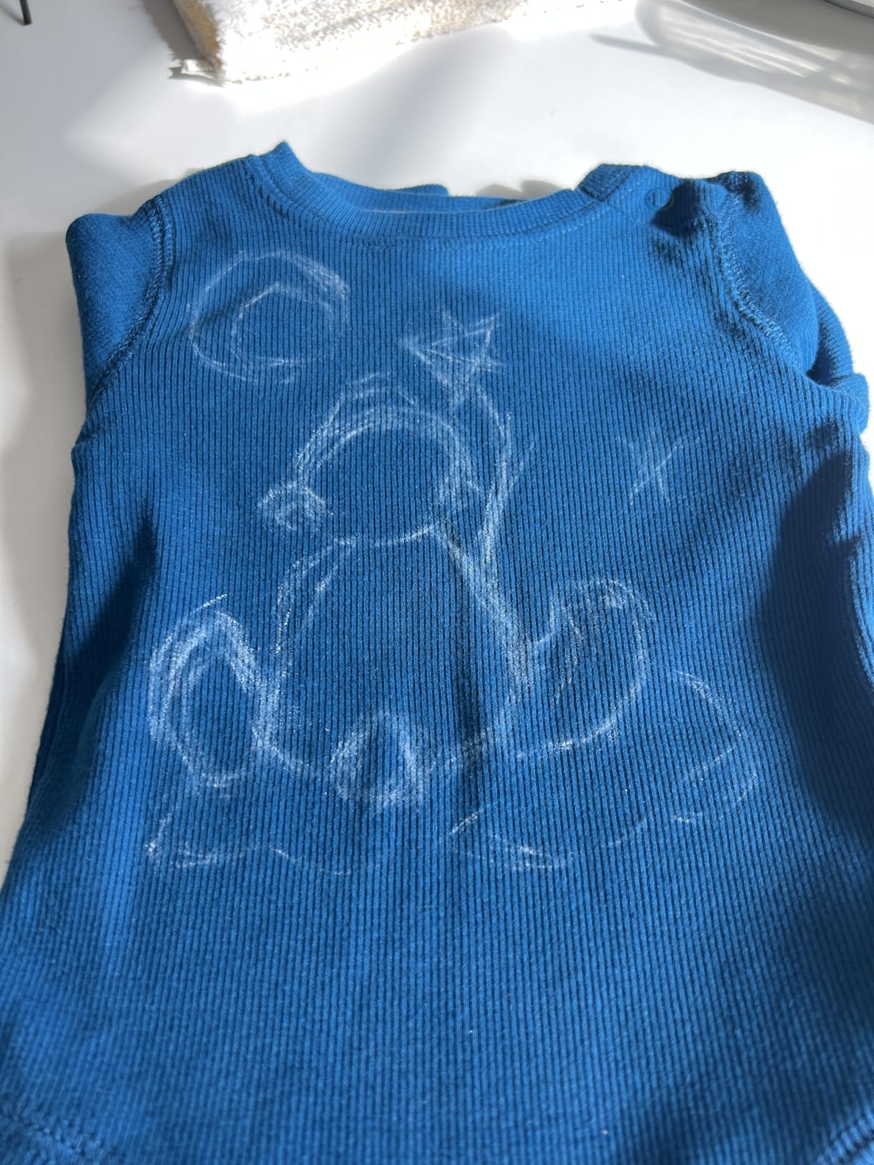 Madam Sew Refillable Tailors Chalk for Fabric - Washable Fabric Markers for Sewing and Quilting with Dosing Wheel, Tailor Chalk Pen for Precise Marking on Cotton, Knit, Suede (White) customer photo 2