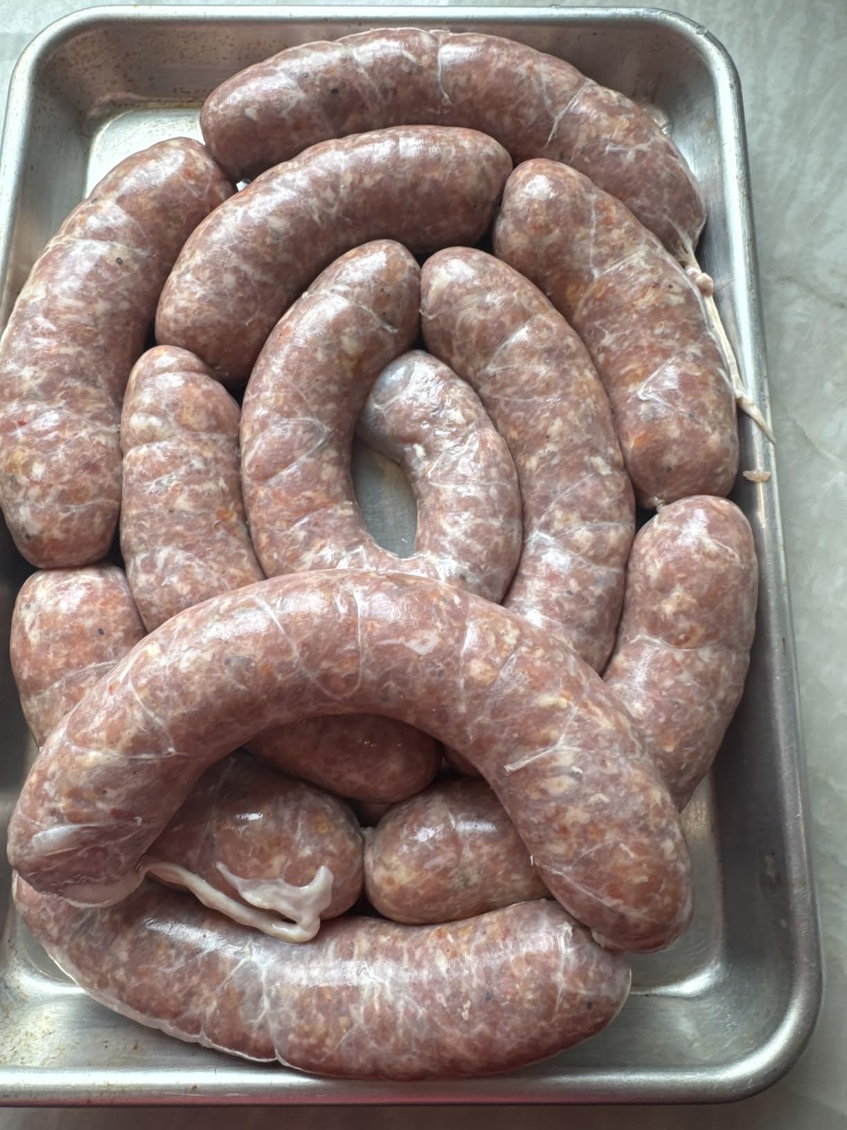 Stainless Steel Vertical Sausage Stuffer, Sausage Stuffer Machine, Sliver, Dual Speed, Easy Clean Up Sausage Maker (7Lb/3L), Deer Processing Equipment customer photo 1