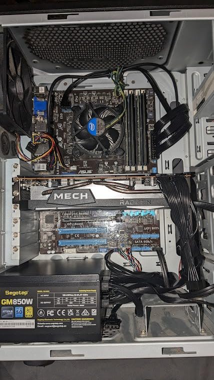 Segotep GM850 Power Supply 850W, PCIe 5.1 & ATX 3.1 Full Modular 80 Plus Gold Certified Gaming PSU for NVIDIA RTX 20/30/40/50 Series customer photo 1